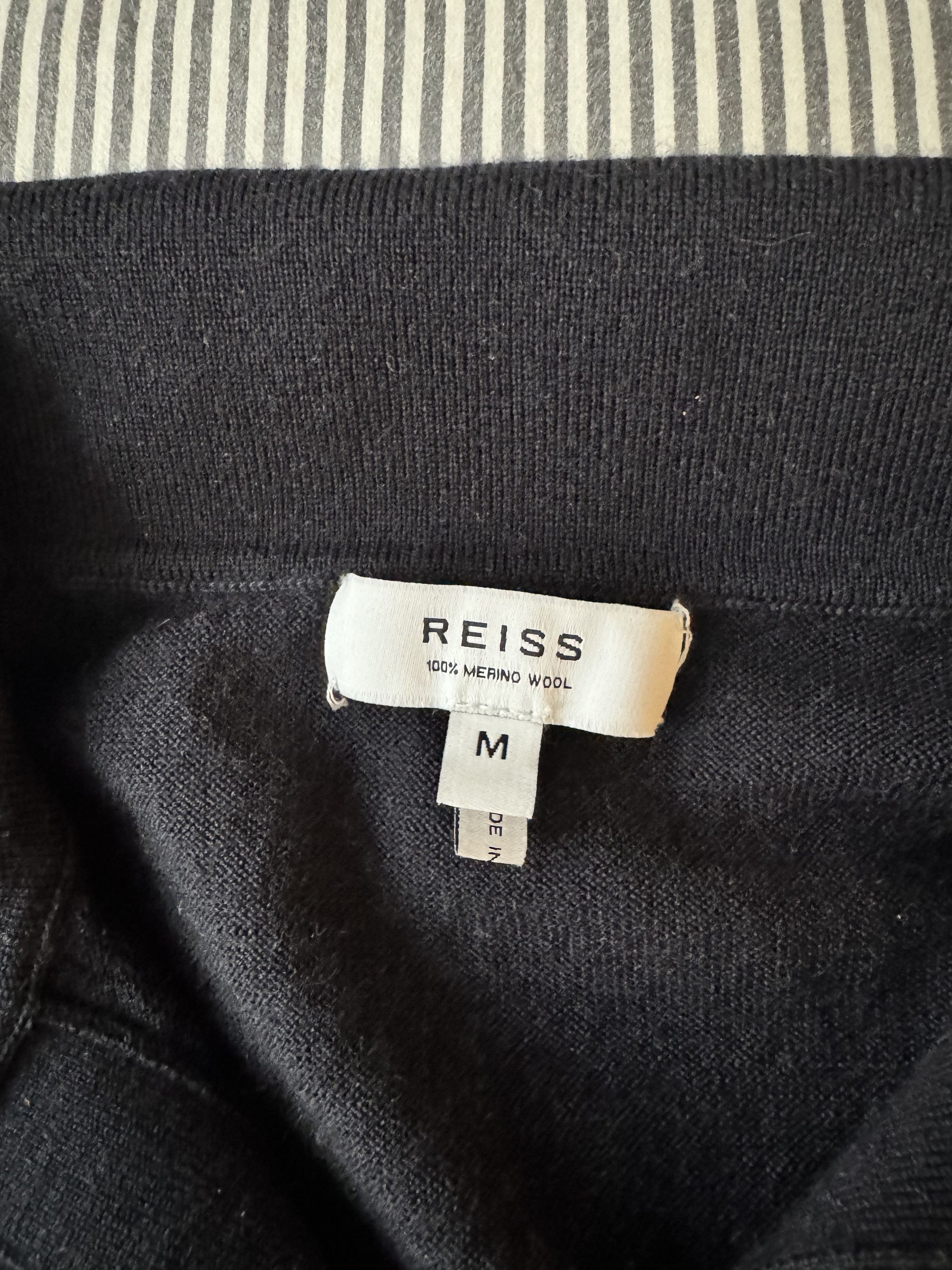 Reiss Duchie Merino Wool Open Collar Polo Shirt Size US M / EU 48-50 / 2 - 3 Thumbnail