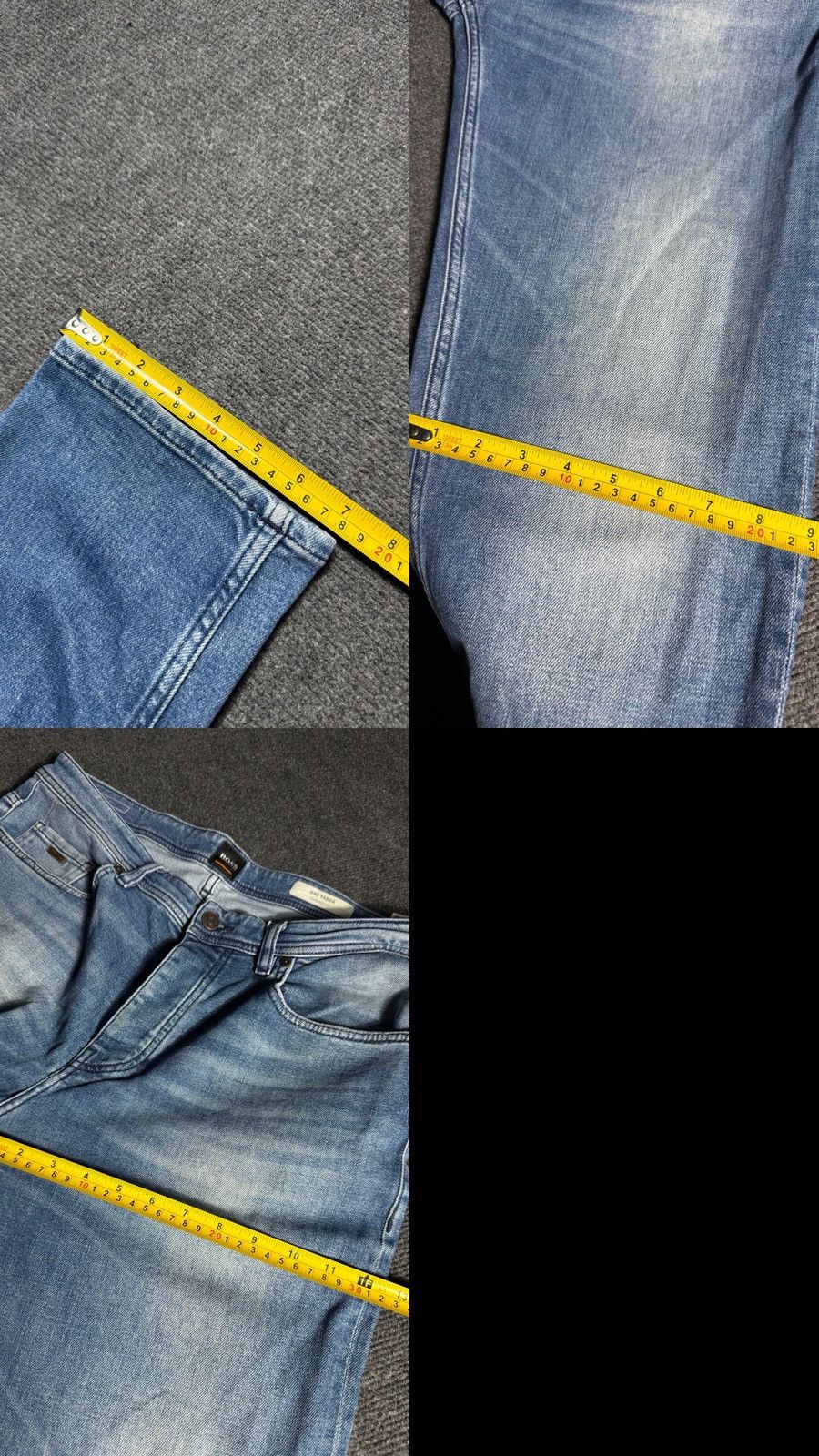Hugo Boss 00s Hugo Boss Orange Distressed 040 Taber Tapered Jeans W36 Size US 36 / EU 52 - 21 Thumbnail