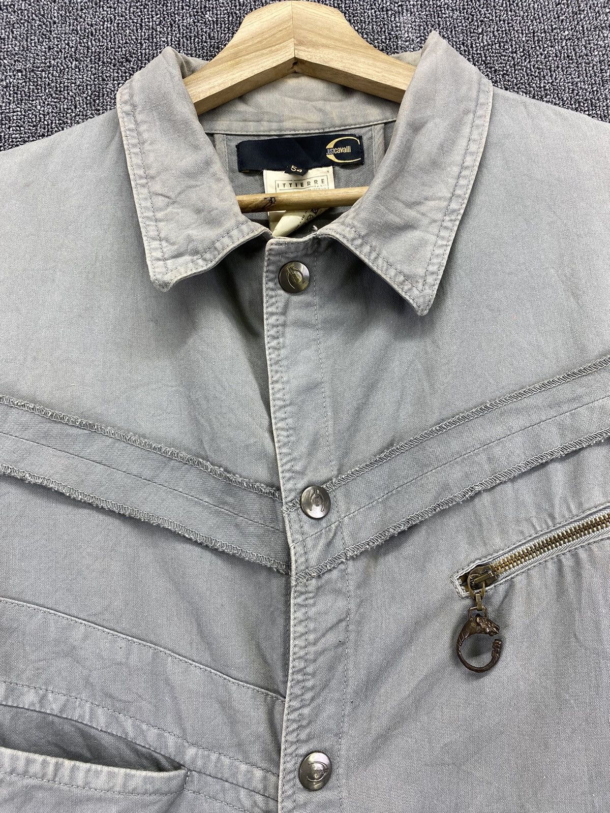 Just Cavalli Vintage Just Cavalli Punk Style Rare Jacket Size XXL / US 16-18 / IT 52-54 - 11 Thumbnail