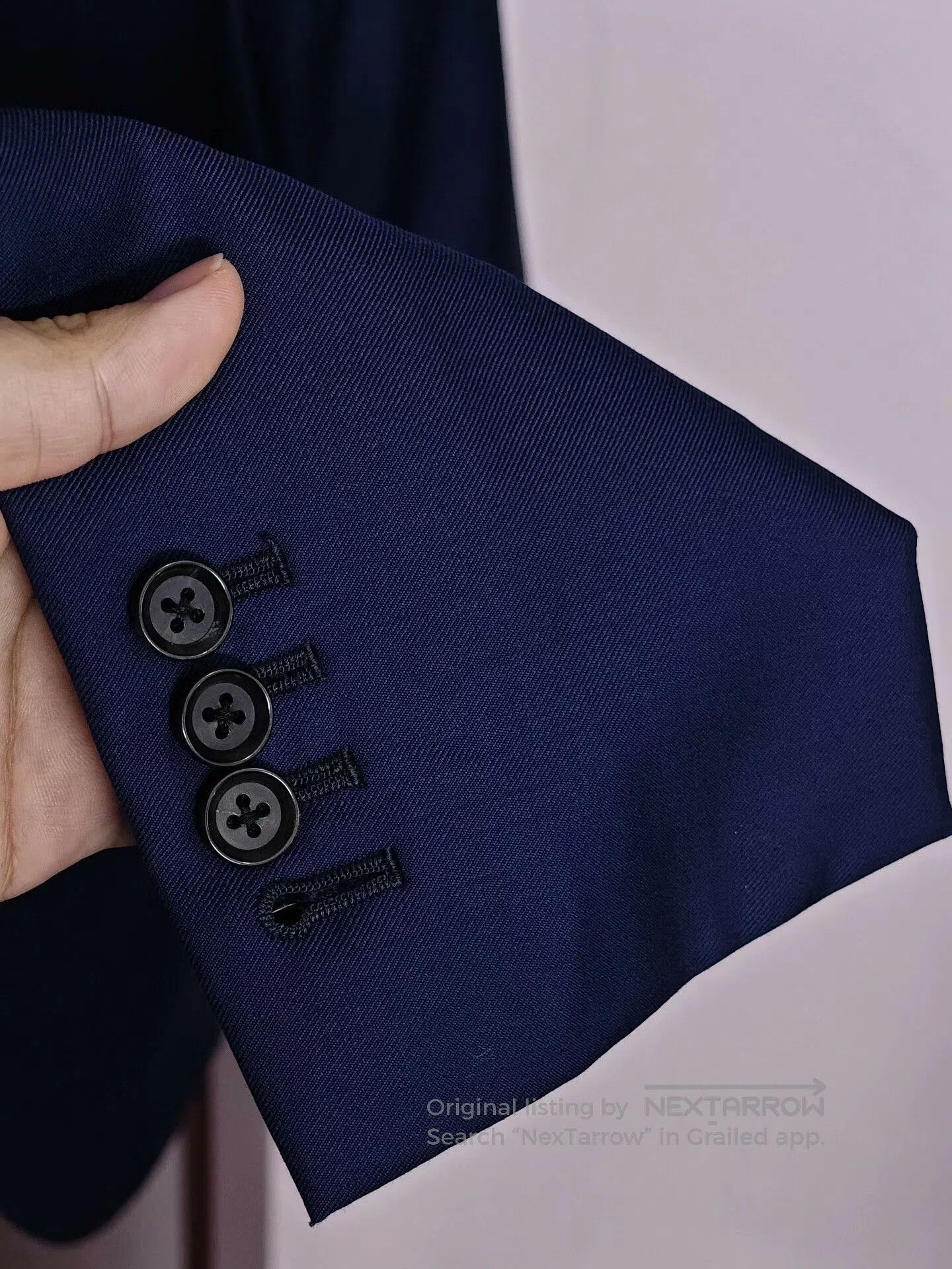 Japanese Brand Custom Italian Wool-Linen Blend Suit. Size US XS / EU 42 / 0 - 5 Thumbnail