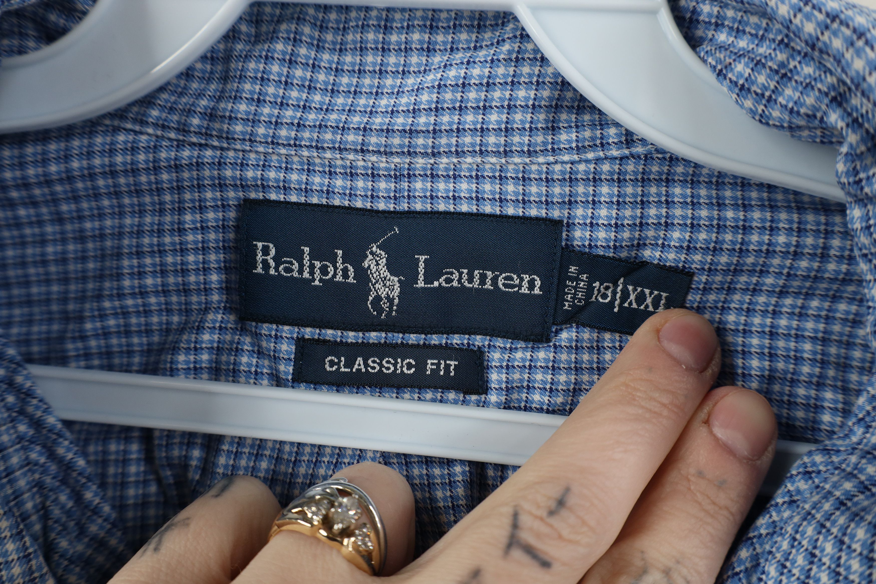 Ralph Lauren Vintage 90s Ralph Lauren Collared Button Down Shirt Plaid Size US XXL / EU 58 / 5 - 5 Thumbnail