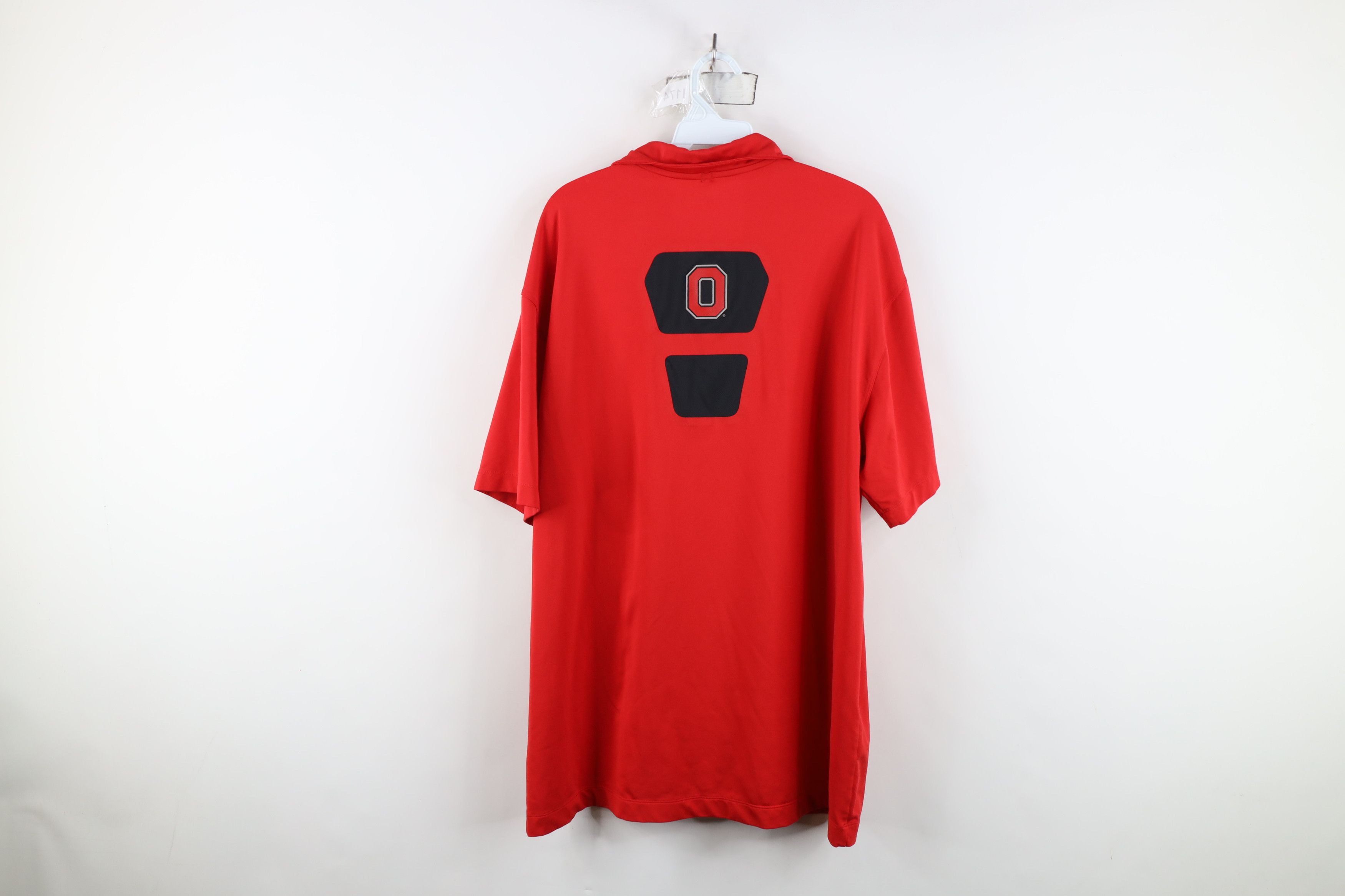 Nike Nike Golf Mini Swoosh Ohio State University Polo Shirt Red Size US XL / EU 56 / 4 - 11 Thumbnail