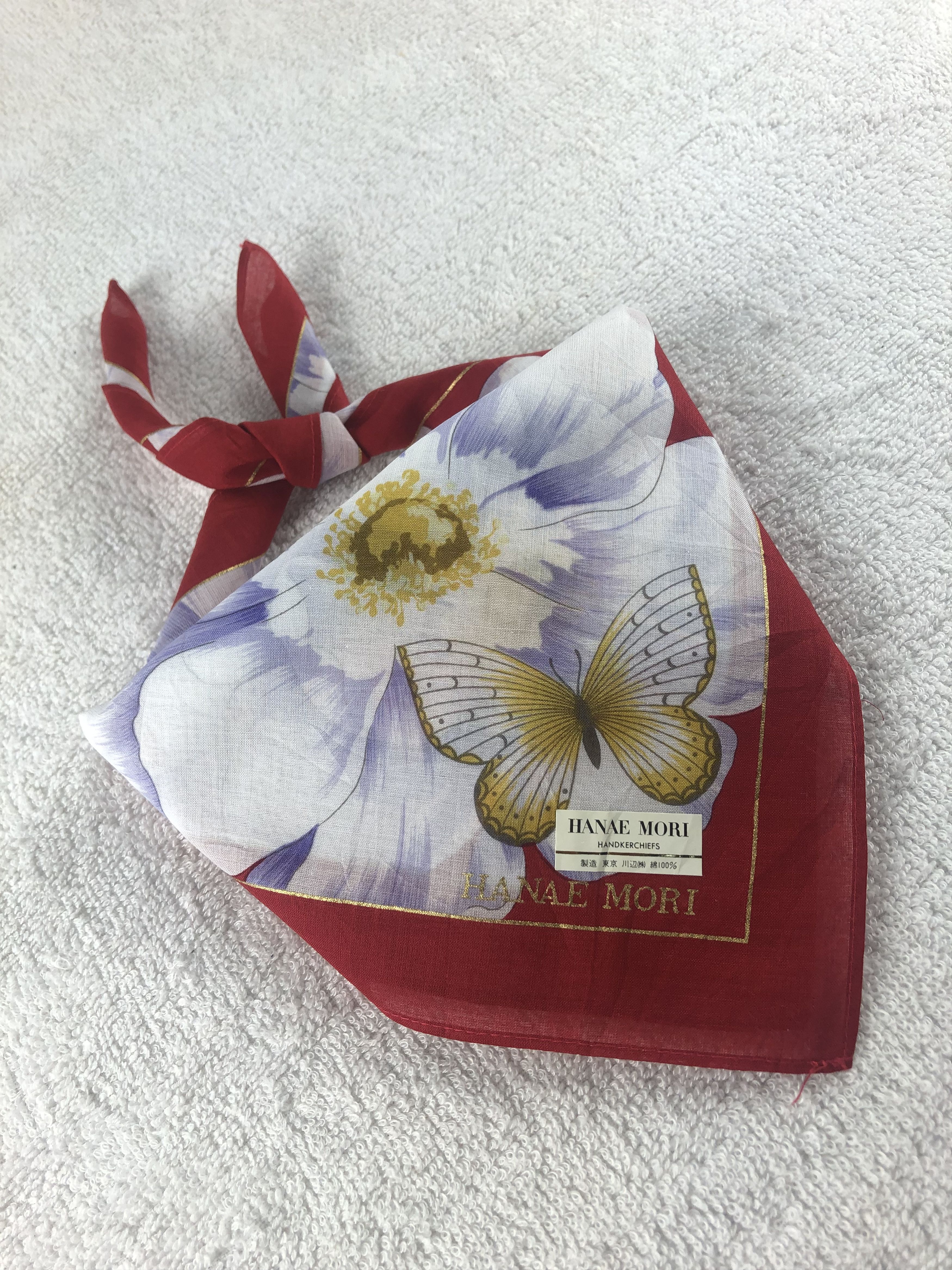 Hanae Mori × Japanese Brand × Vintage Hanae Mori Handkerchief / Bandana / Neckerchief Size ONE SIZE - 2 Thumbnail