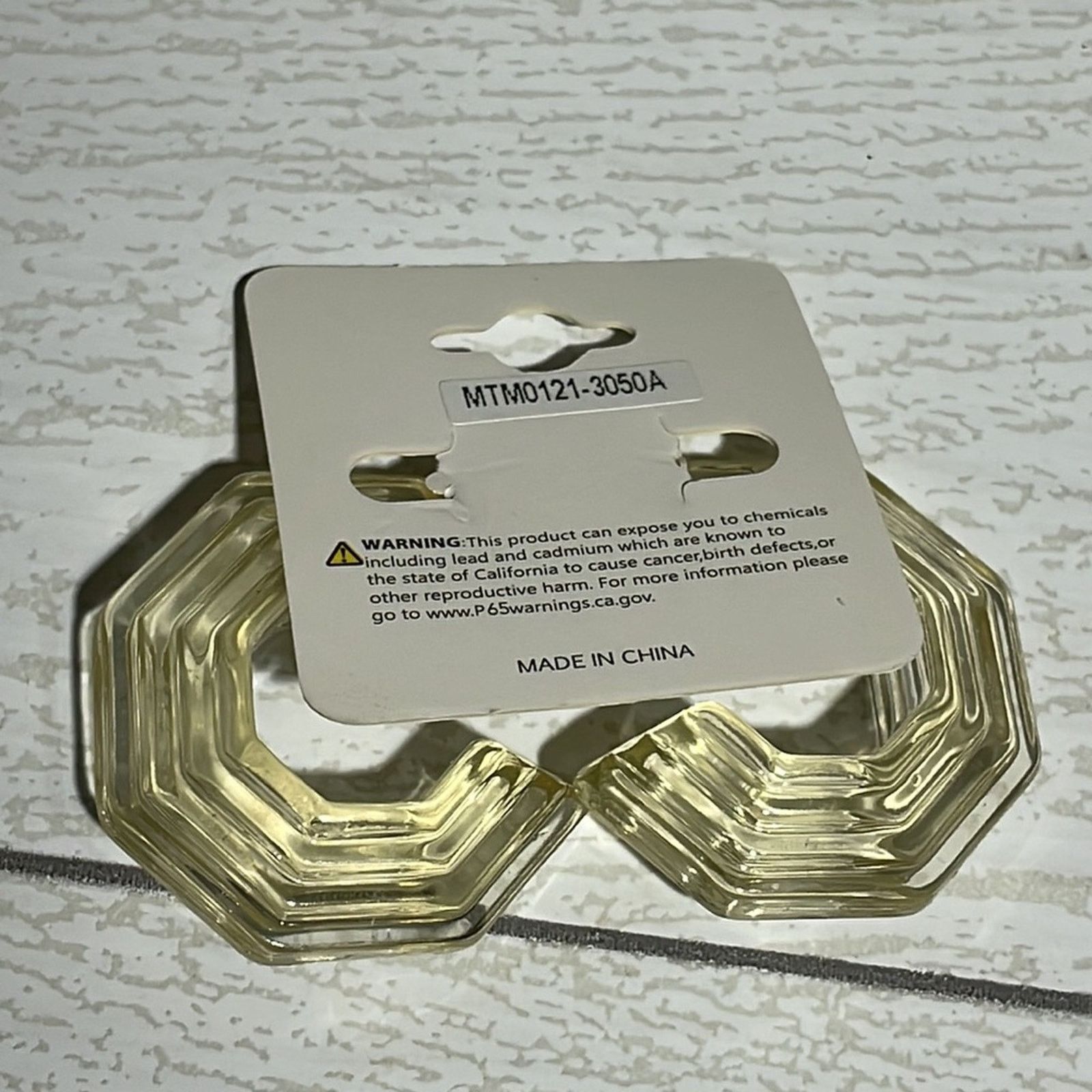 Other FASHION NOVA Clearly Into It Hoop Earrings NWT Size ONE SIZE - 5 Thumbnail