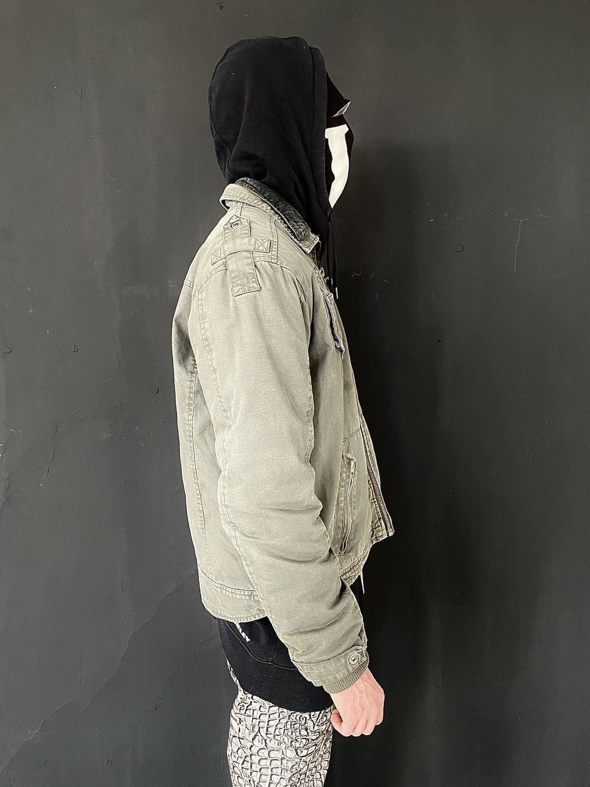 Vintage Vintage Military Field Jacket Distressed Faded Workwear L Size US XL / EU 56 / 4 - 7 Thumbnail