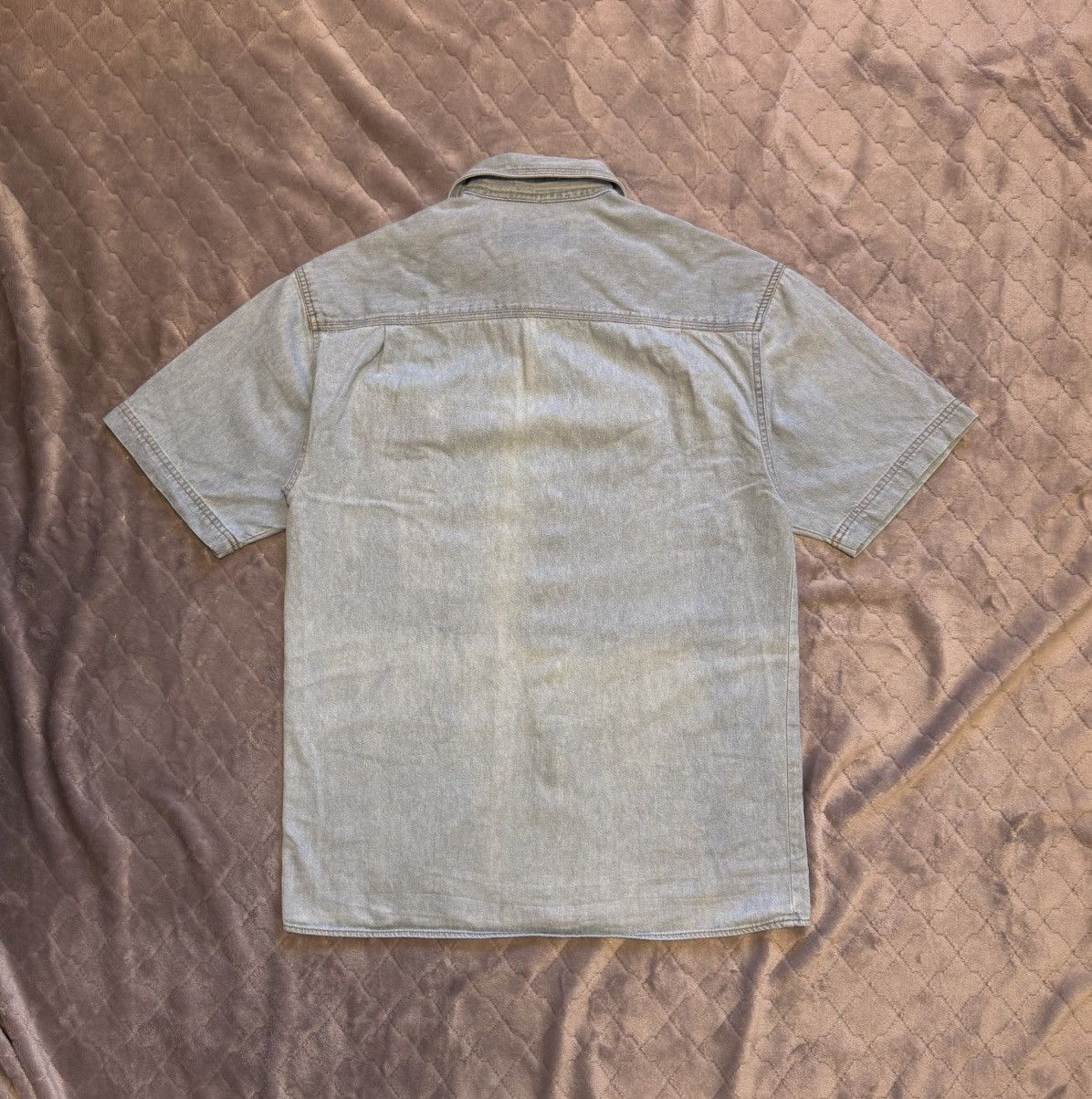 Harley Davidson × Vintage Vintage Harley-Davidson Denim Buttons Up Shirt Size US XL / EU 56 / 4 - 6 Thumbnail
