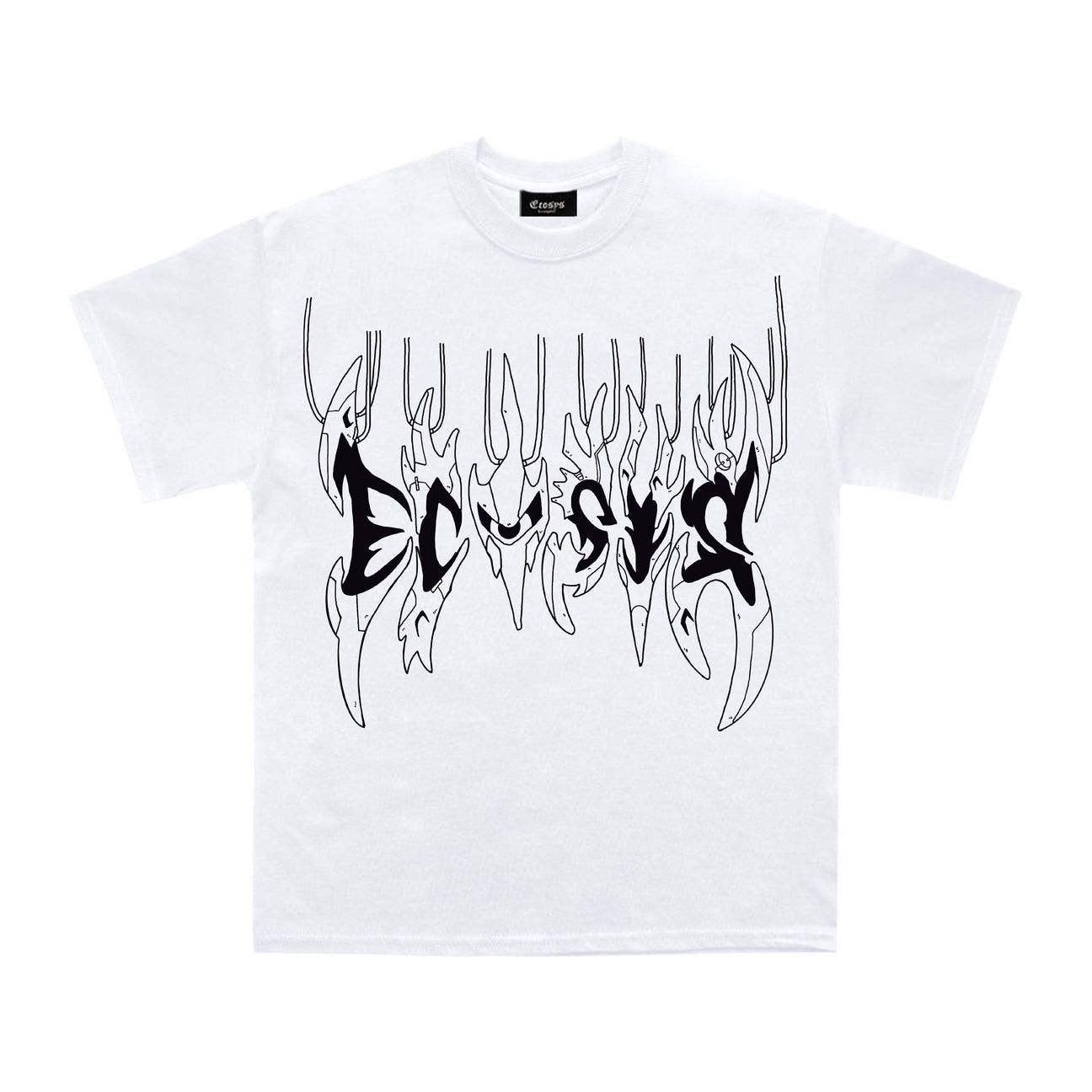 Ecosys Ecosys Battle Armored Mewtwo Pokemon T-Shirt - White Size US L / EU 52-54 / 3 - 2 Thumbnail