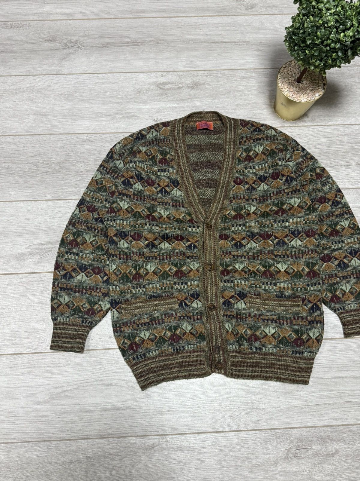Missoni Missoni Example Abstract Multicolor Knitted Sweater S Size US S / EU 44-46 / 1 - 2 Thumbnail