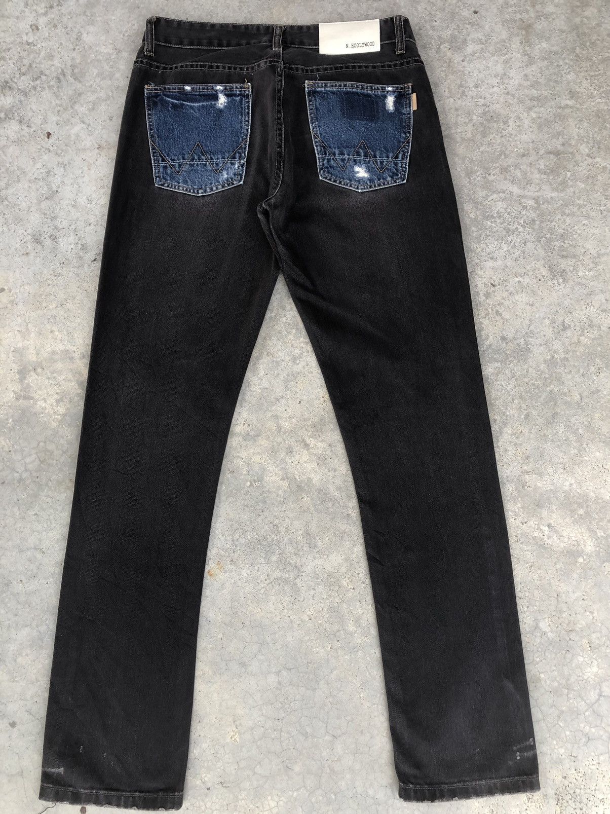 N.Hoolywood N. Hoolywood Double Sided Two Tone Denim Distressed Size US 32 / EU 48 - 1 Thumbnail