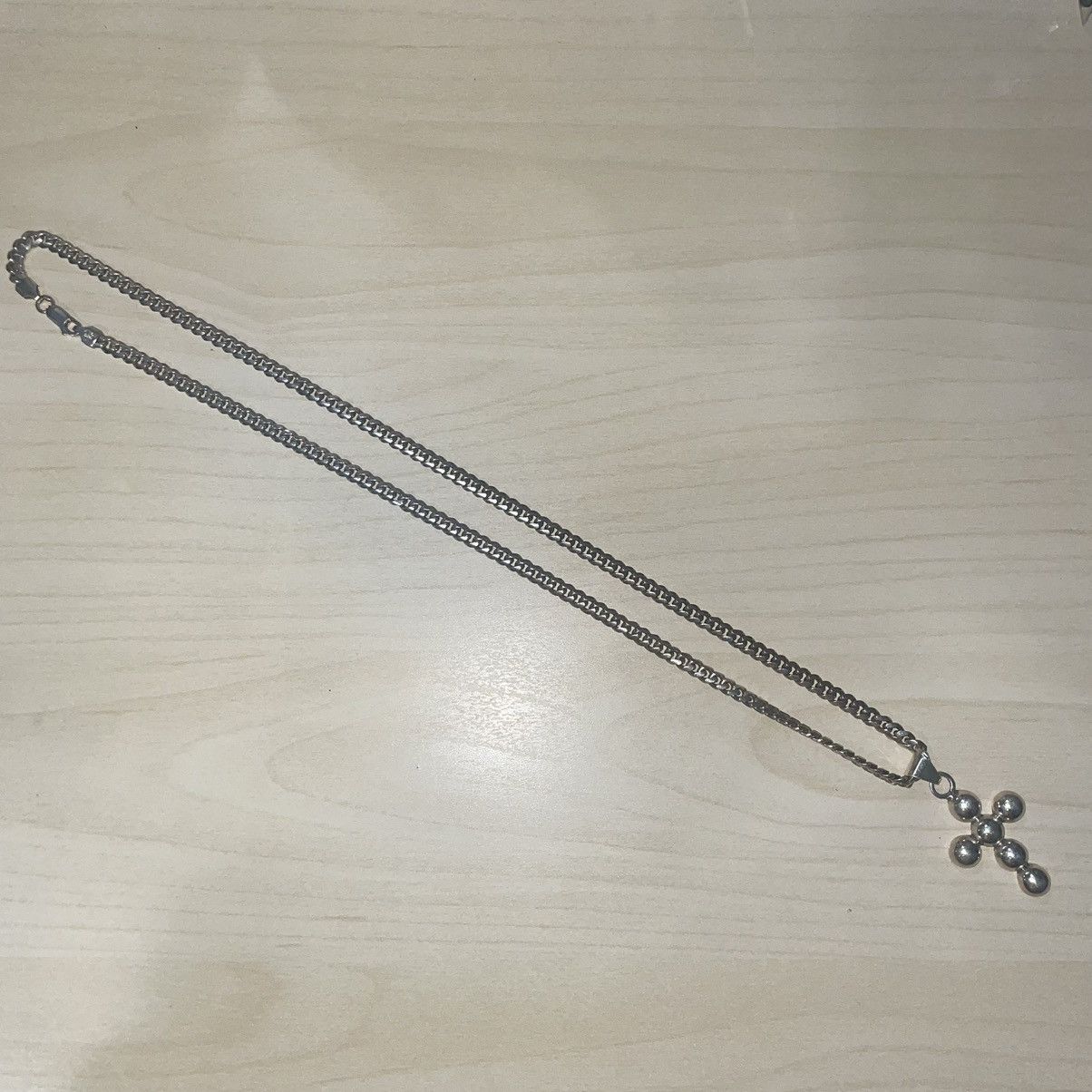Sterling Silver Rare .925 Silver Chain & Cross Pendant Size ONE SIZE - 2 Thumbnail