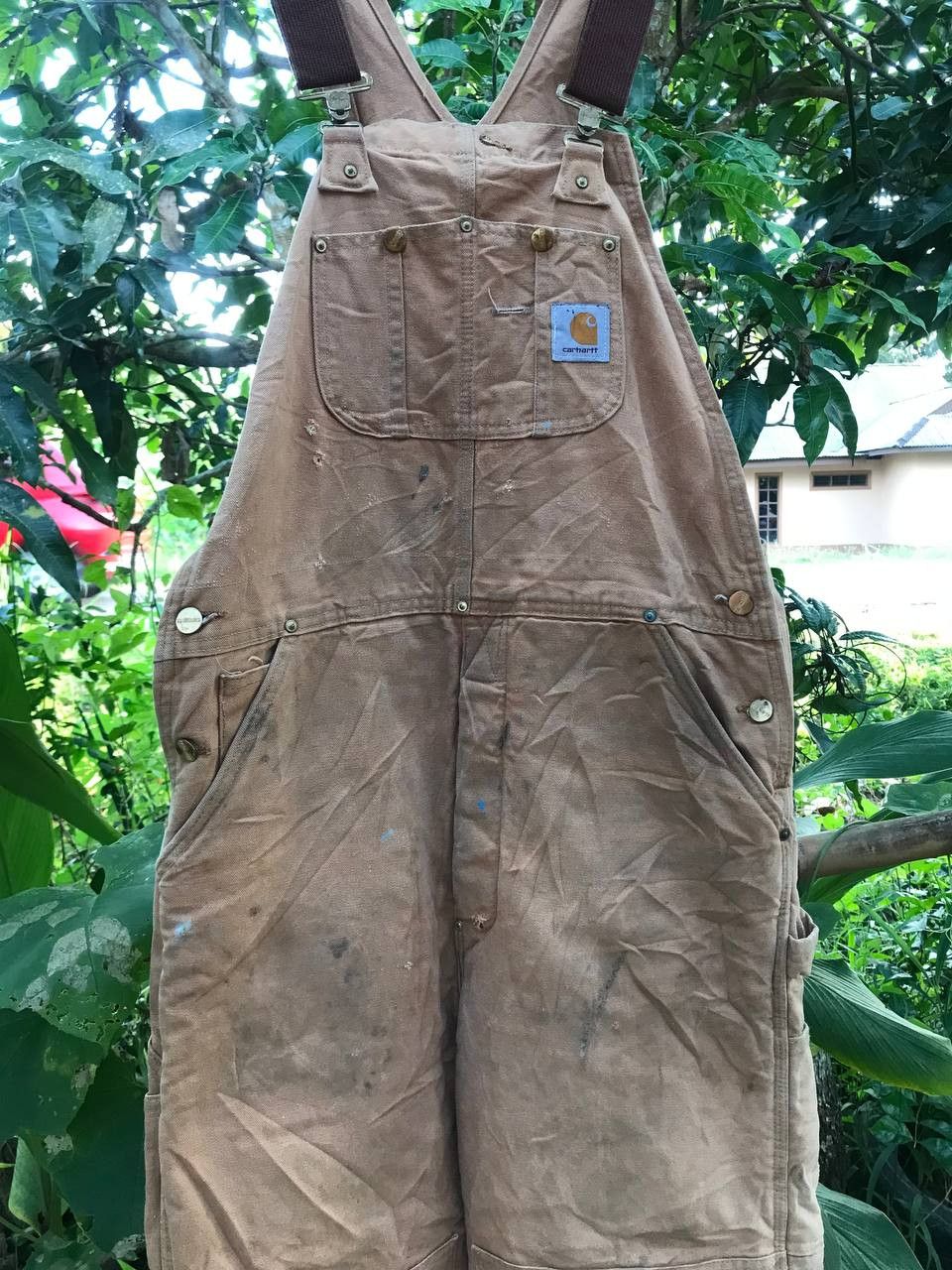 Carhartt × Vintage Vintage Carhartt Overalls Size US 34 / EU 50 - 7 Thumbnail