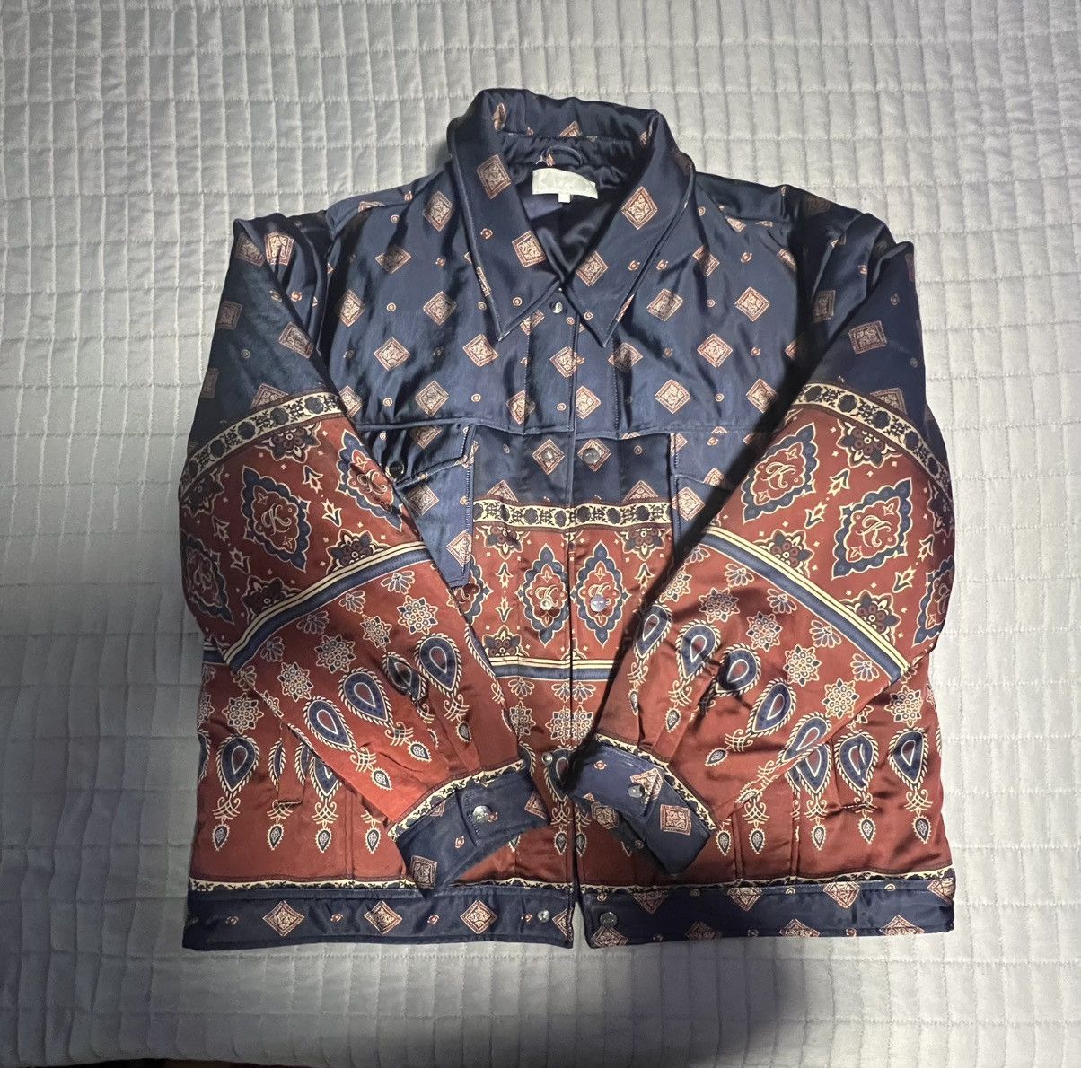 Kith Kith Puffed Jase Satin Trucker Jacket | Grailed