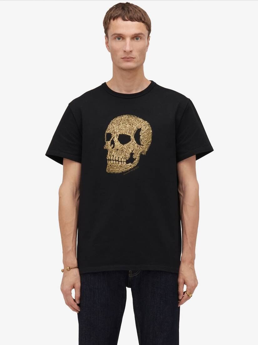 Alexander McQueen o1w1db10725 Skull T-Shirt in Black Size US S / EU 44-46 / 1 - 5 Thumbnail