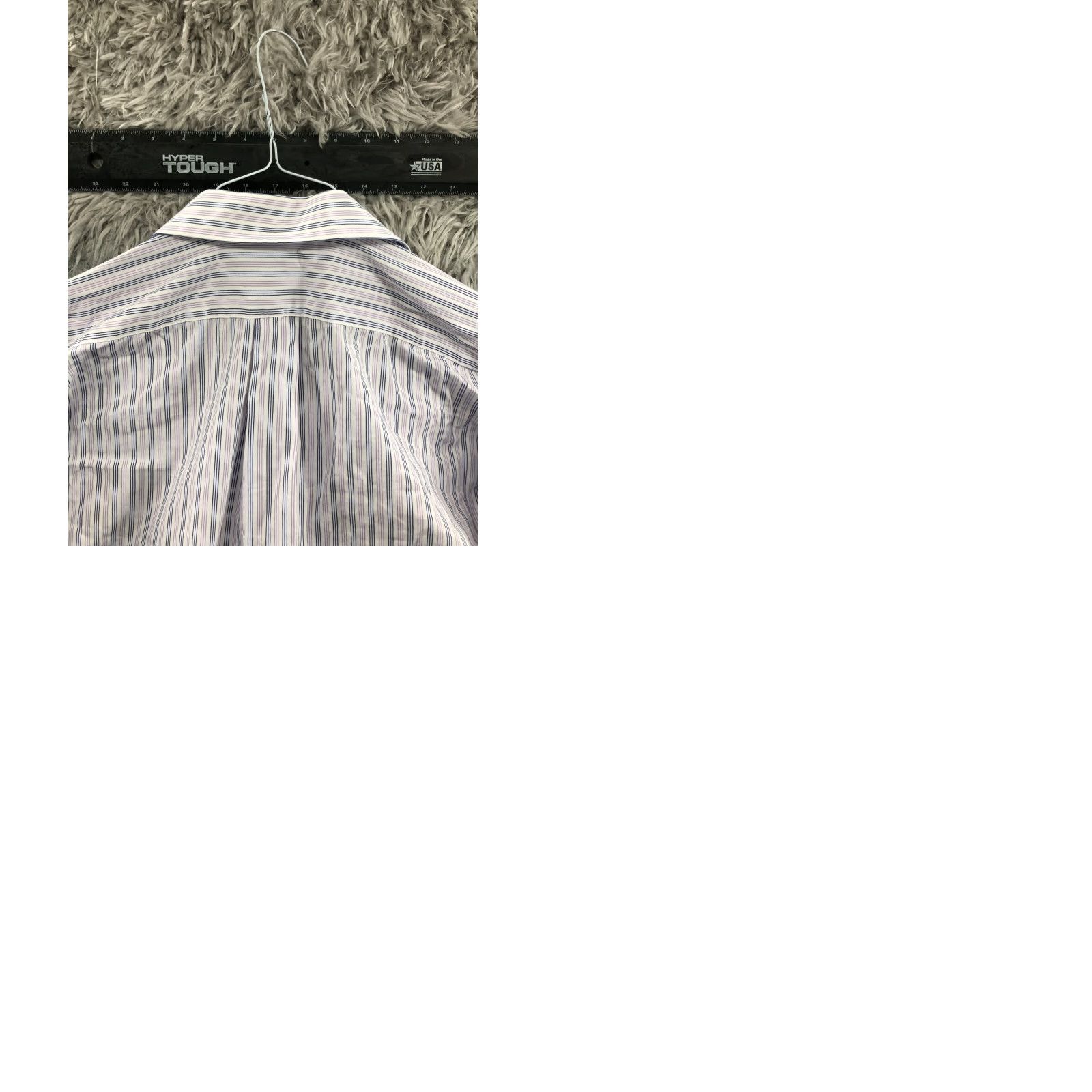 Chaps Chaps Shirt Mens L Long Sleeve Button-Down Collar Striped Wrinkle Free Knit Easy Care Classic Modern Tailored Size US L / EU 52-54 / 3 - 9 Thumbnail