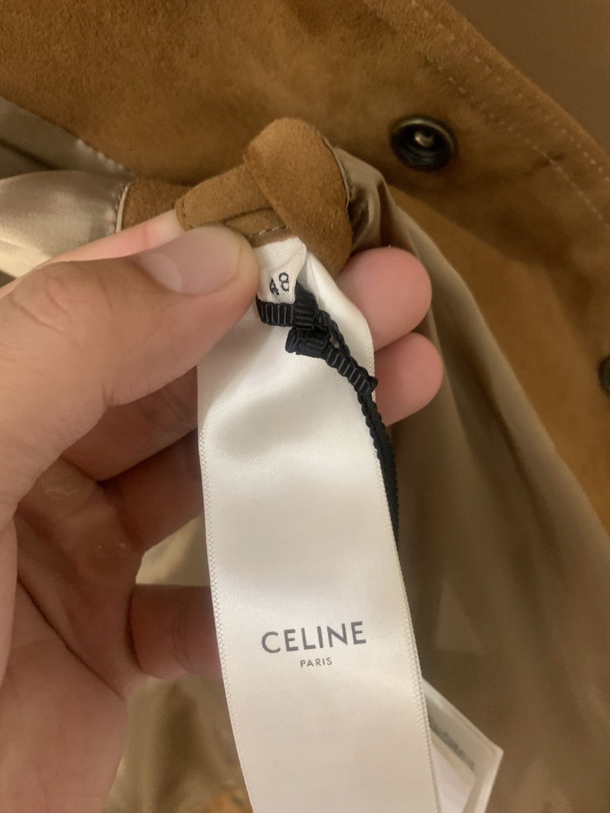 Celine Celine 2020FW Camel Suede Trucker jacket Size US M / EU 48-50 / 2 - 4 Thumbnail