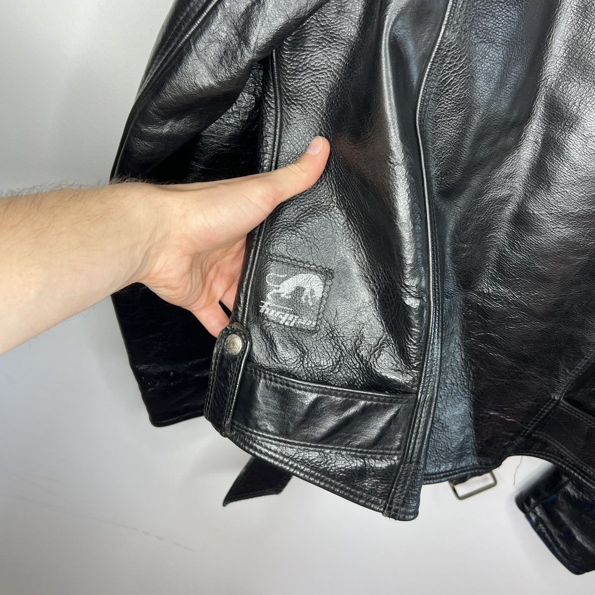 Designer 90s Real Leather Vintage Ramones Punk Biker Goth y2k Jacket Size US M / EU 48-50 / 2 - 15 Thumbnail