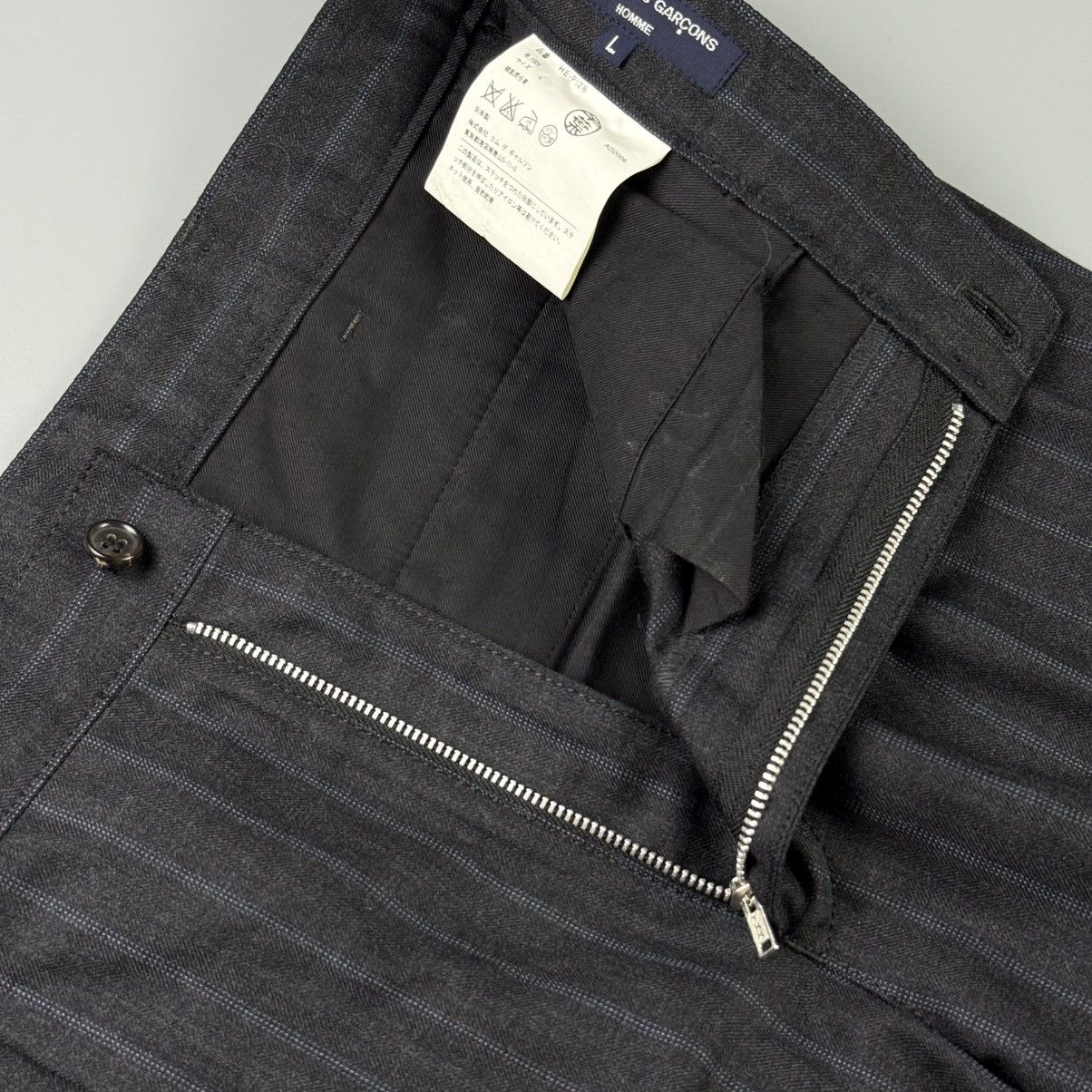 Comme des Garcons Homme Comme Des Garçons HOMME - Wool Striped Trouser Pants Size US 34 / EU 50 - 3 Thumbnail
