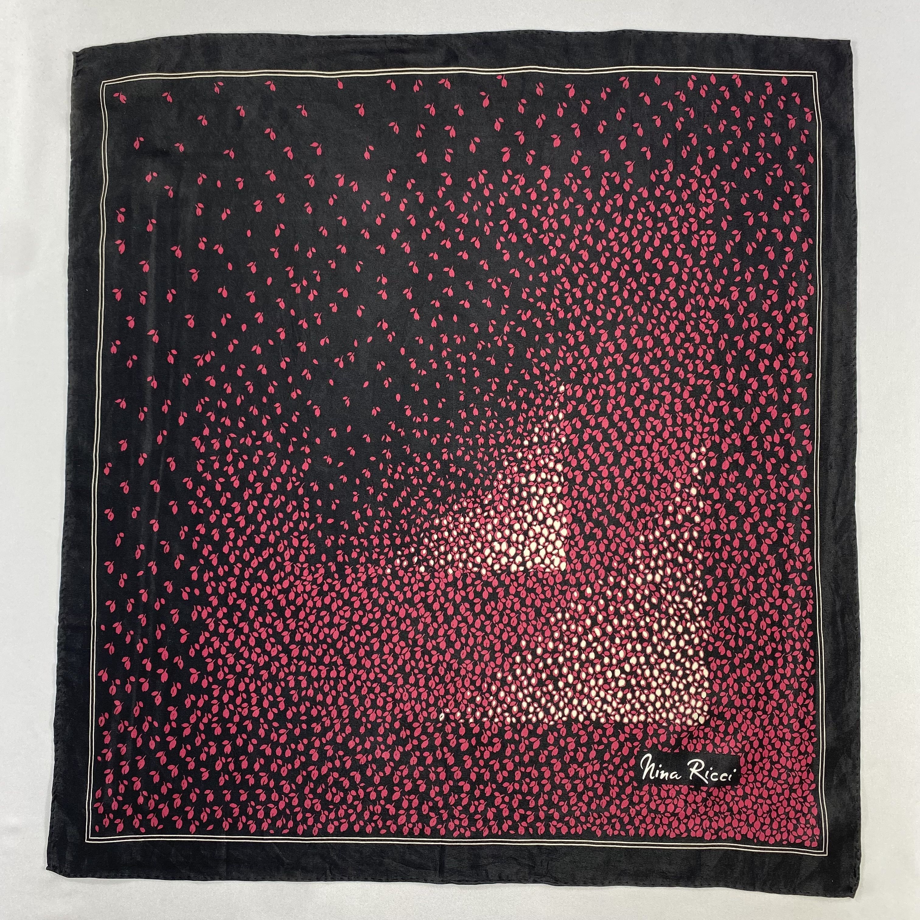 Nina Ricci × Vintage Nina Ricci Handkerchief / Neckerchief / Bandana-P1271 Size ONE SIZE - 1 Thumbnail