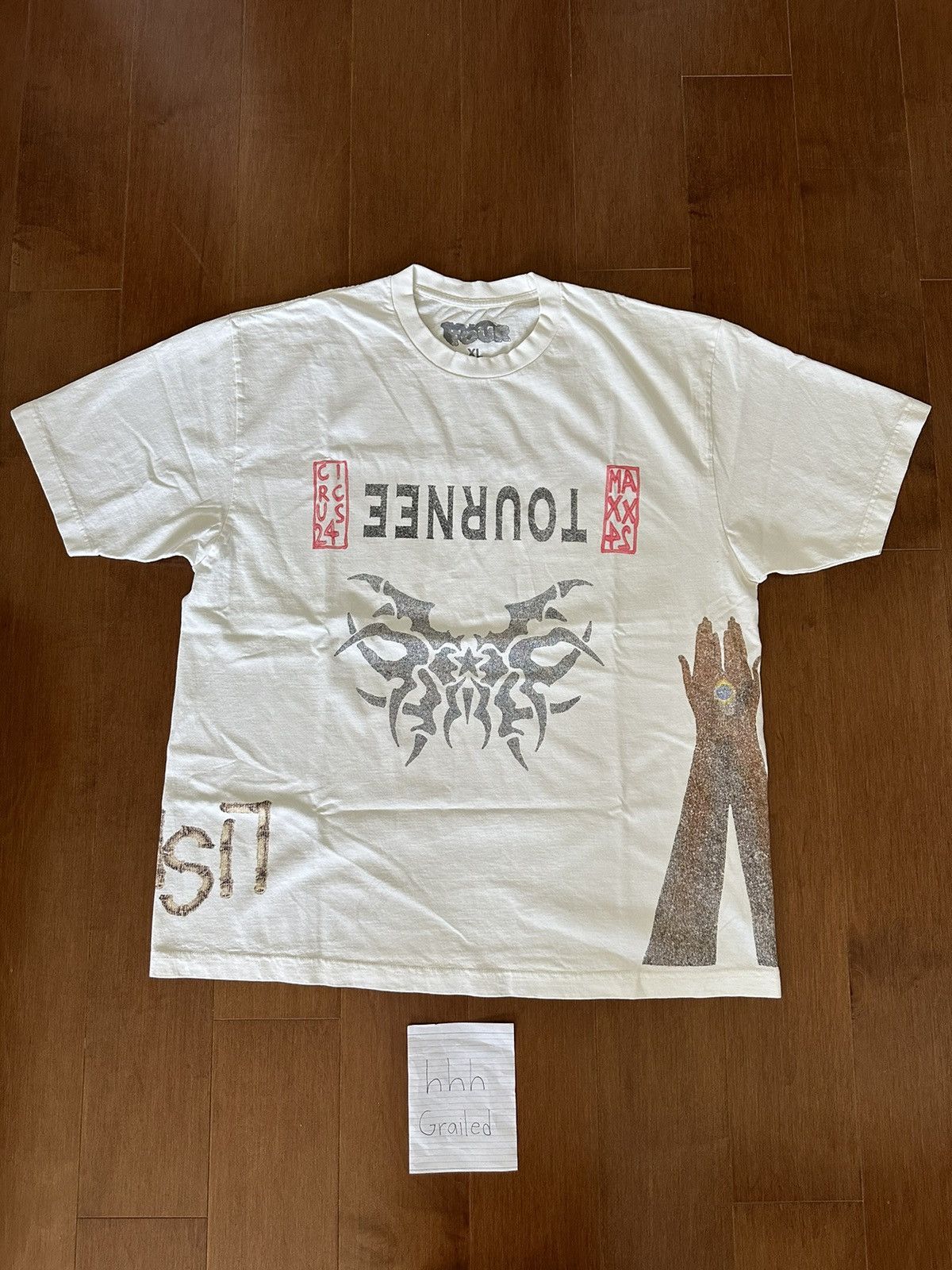 Travis Scott EUROPE EXCLUSIVE UTOPIA TOUR TEE TRAVIS SCOTT Size US XL / EU 56 / 4 - 4 Thumbnail