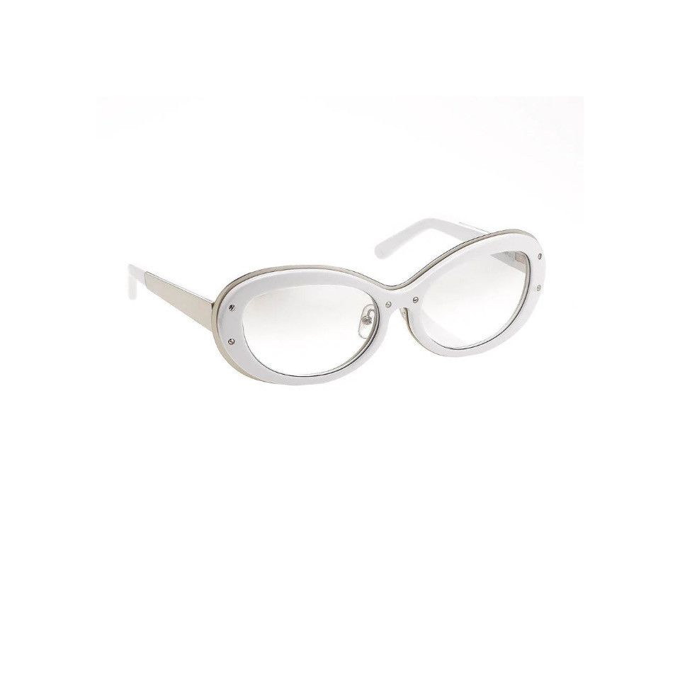 Yohji Yamamoto Yohji Yamamoto Sunglasses Cat Eye White and Clear Size ONE SIZE - 2 Thumbnail