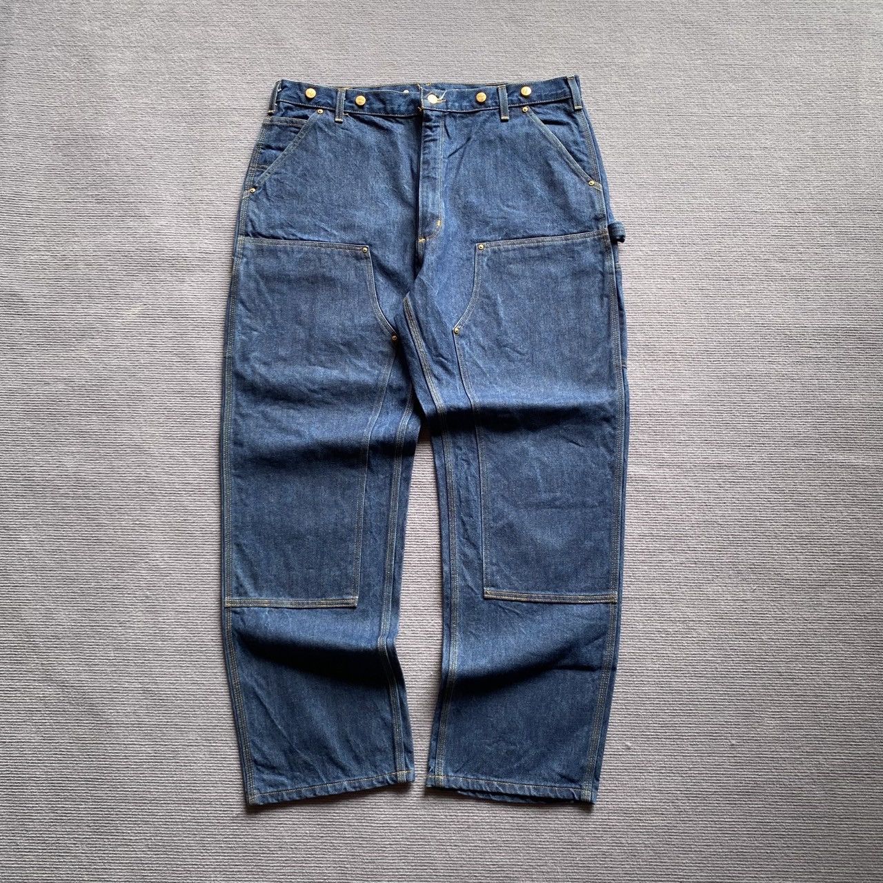 Carhartt × Vintage (40x33) Crazy Vintage Carhartt Double Knee B07-DNM Size US 40 / EU 56 - 1 Thumbnail