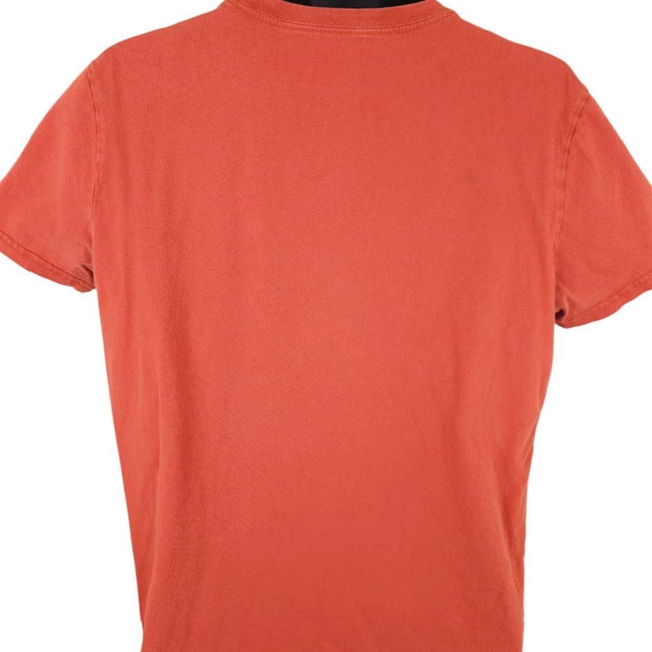 Lucky Brand Lucky Brand Ski Texas T Shirt Mens Orange Relaxed Fit Armadillo Graphic Tee Size US M / EU 48-50 / 2 - 5 Thumbnail