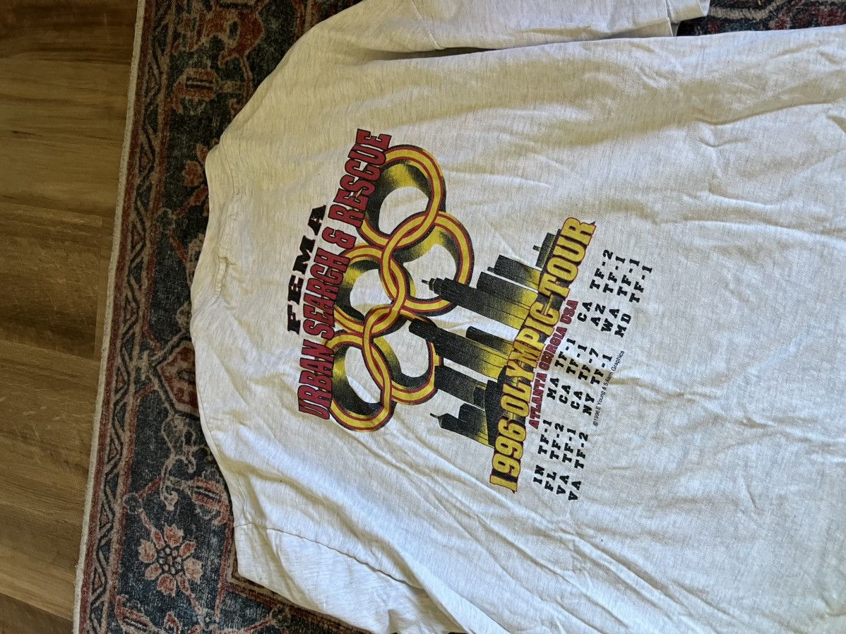 Band Tees × USA Olympics × Vintage Vintage Olympic fema shirt Size US L / EU 52-54 / 3 - 7 Thumbnail