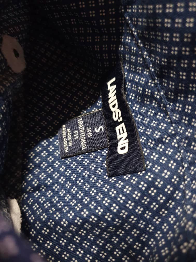 Lands' End Lands end japan traditional blue colour shirt Size US L / EU 52-54 / 3 - 3 Thumbnail