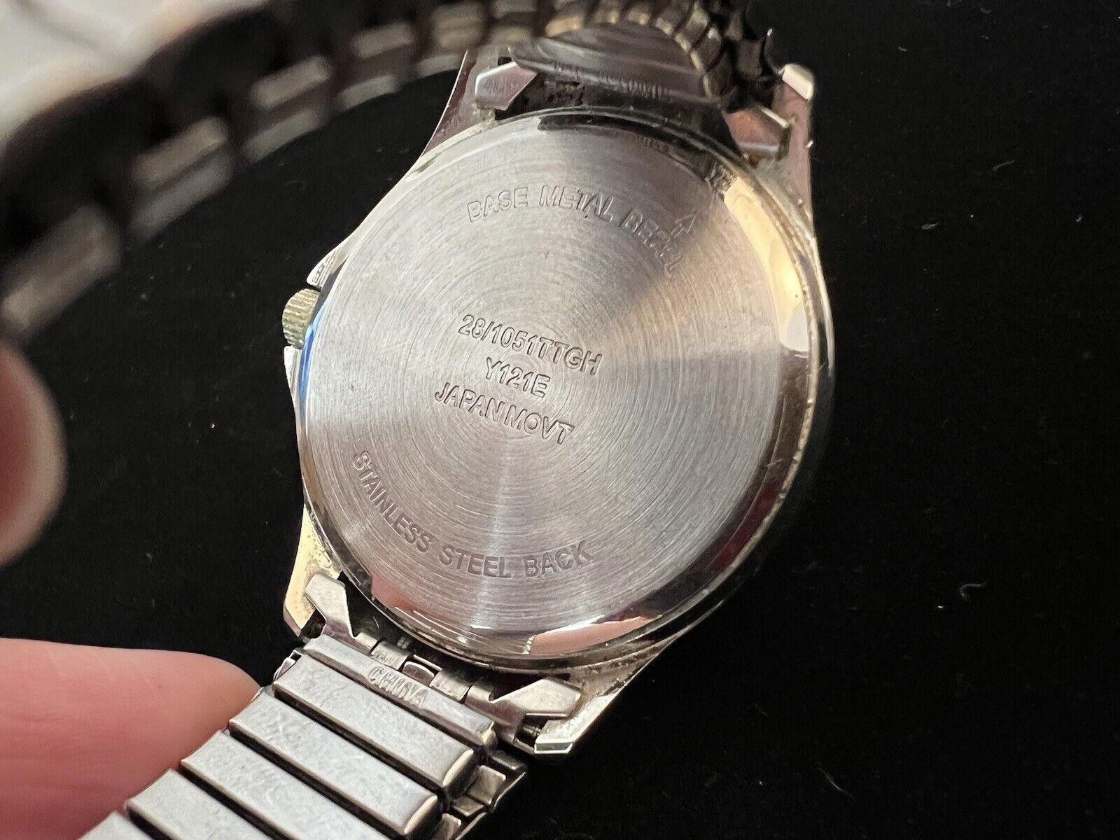 Designer Unbranded Men’s Watch New Battery Stretchy Band Size ONE SIZE - 3 Thumbnail