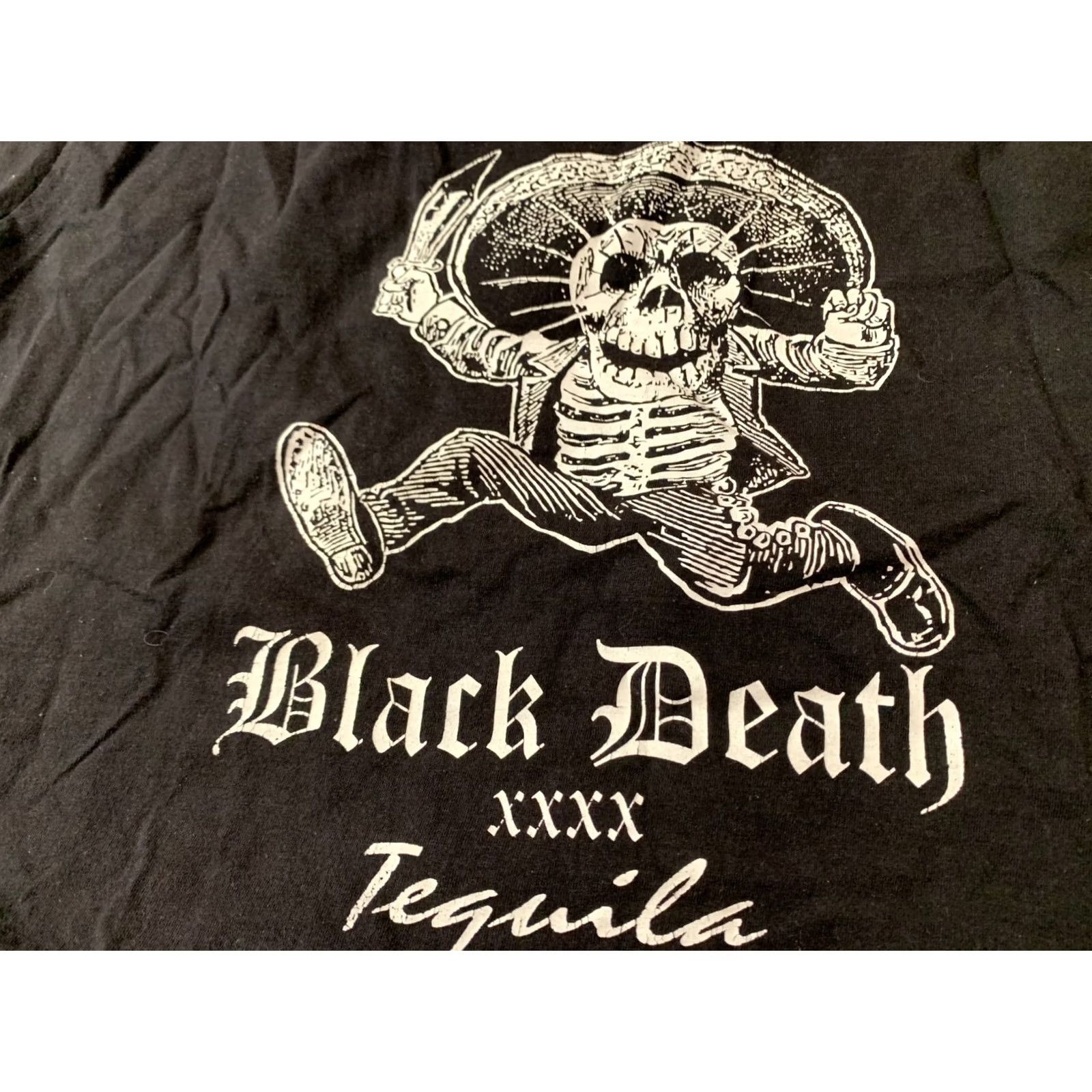 Vintage AC/DC Black Death Men Shirt XL Cotton T-Shirt Hard Rock Vintage? No Size US XL / EU 56 / 4 - 5 Thumbnail