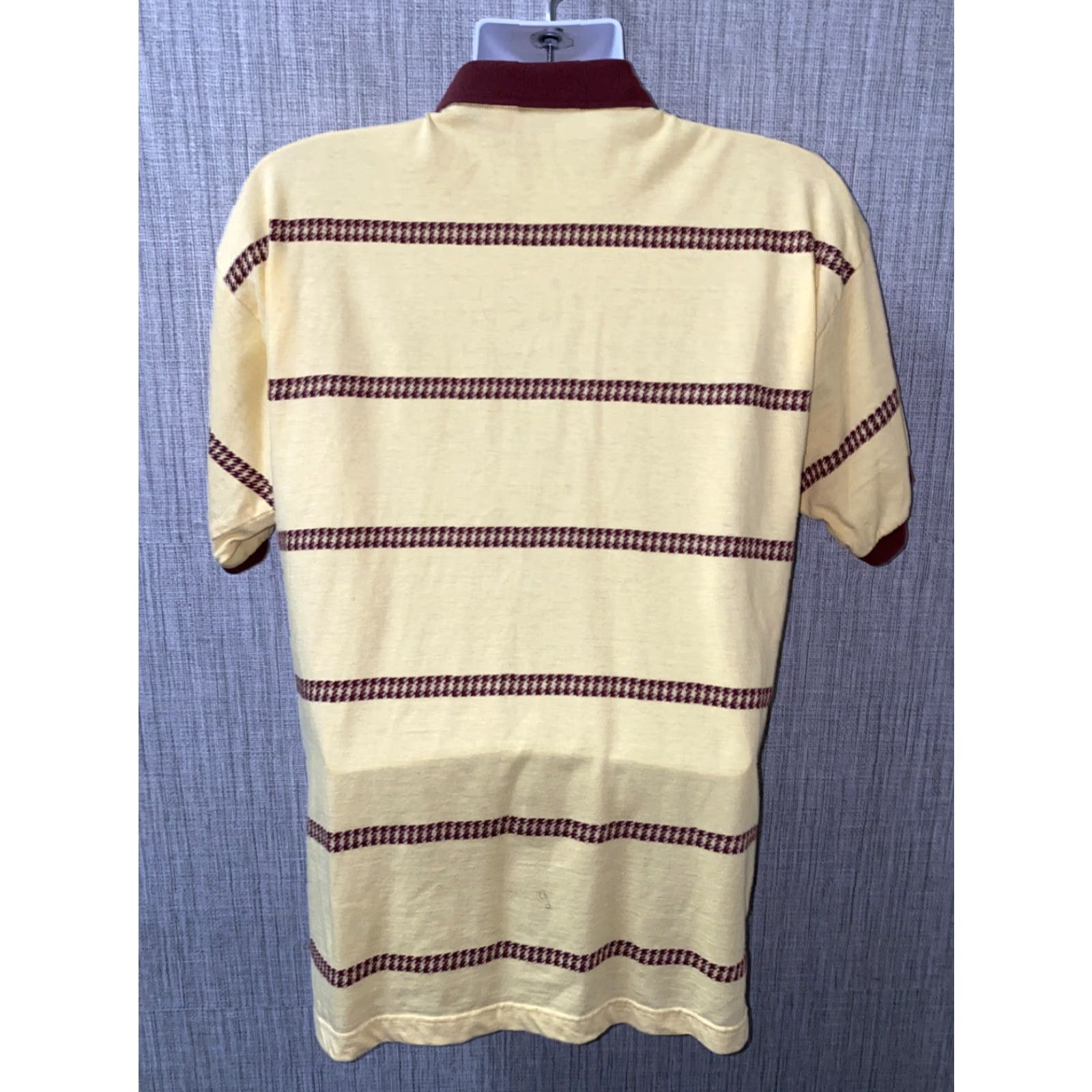 Vintage Men's Golf Polo Shirt Short Sleeve Red Yellow Size L 22in Armpit Casual Cotton Size US L / EU 52-54 / 3 - 4 Thumbnail