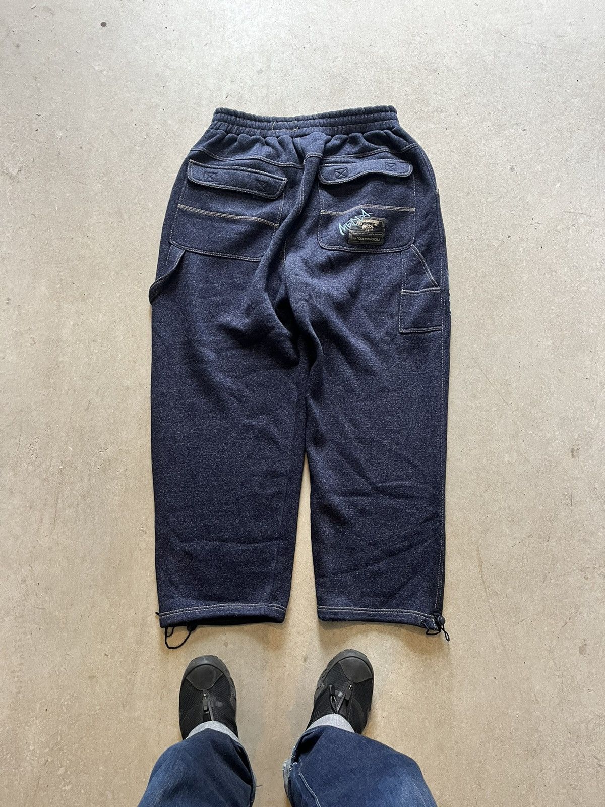 JNCO × Mecca × Vintage Y2K Mecca Embroidered Sweatpants JNCO Size US 34 / EU 50 - 2 Thumbnail
