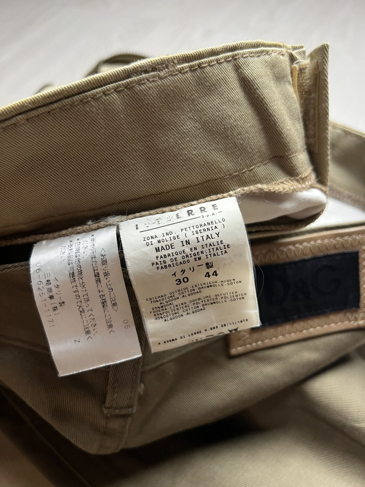 Dolce & Gabbana 2000s Dolce Gabbana Side Zip Two Tone Utility Pants 6 Pocket Size US 30 / EU 46 - 9 Thumbnail