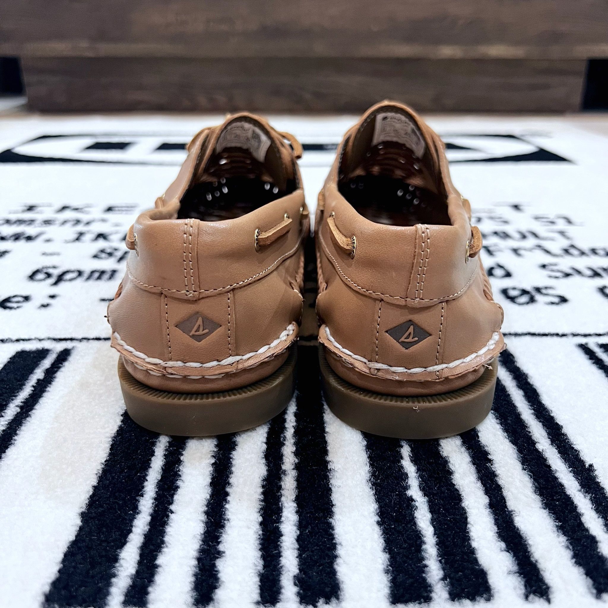 Sperry Sperry Authentic Original™ 2 Eye Woven Boat Shoe Flat Heel Size US 11 / IT 41 - 5 Thumbnail