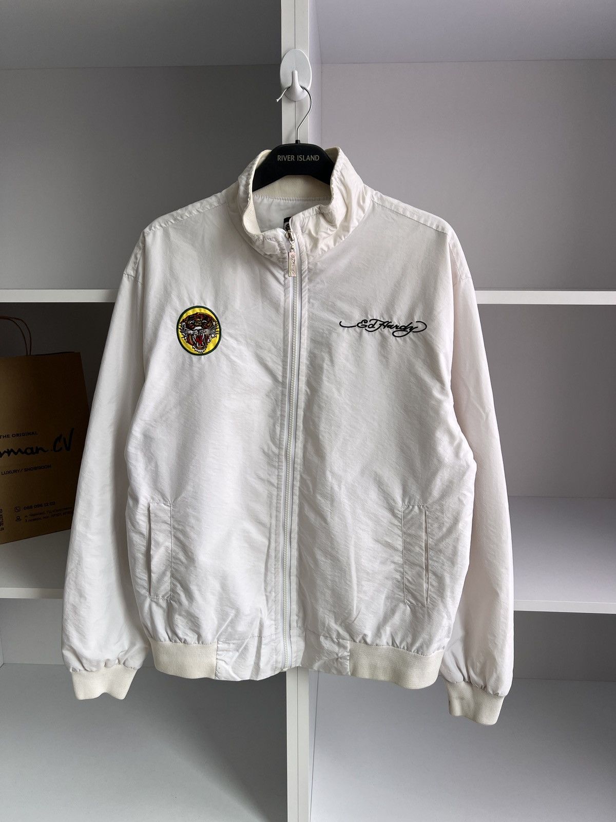 Ed Hardy × Vintage Vintage Ed Hardy Y2k Big Logo Jacket Size US M / EU 48-50 / 2 - 5 Thumbnail