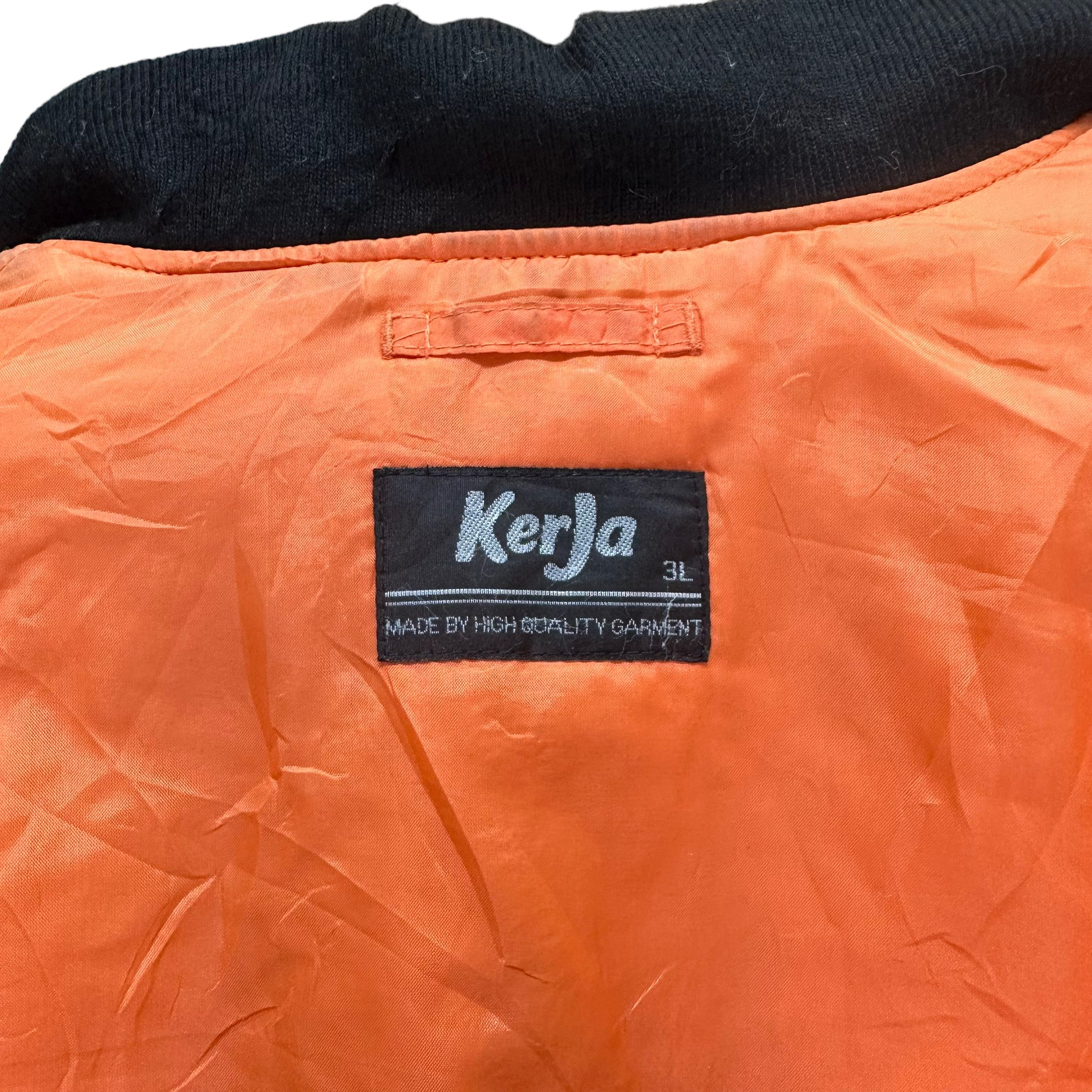 Japanese Brand KERJA MA-1 BOMBER JACKET #8196-211 Size US XL / EU 56 / 4 - 7 Thumbnail
