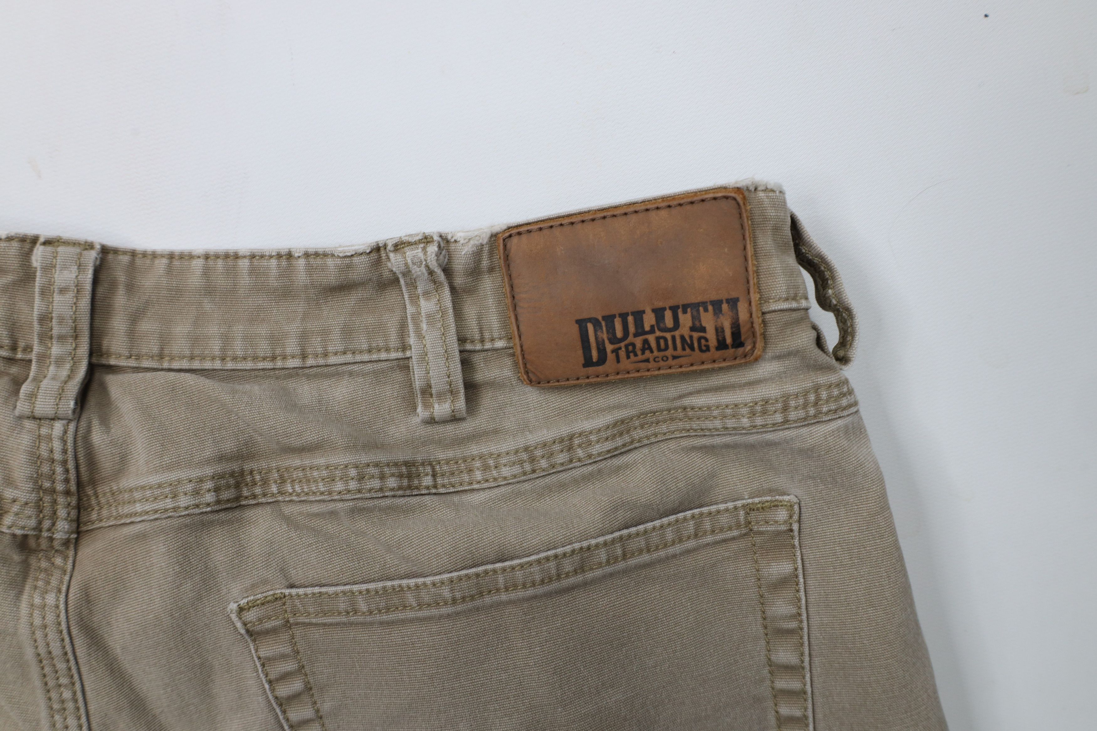 Duluth Trading Company × Vintage Duluth Trading Co Relaxed Fit Wide Leg Flex Firehose Pants Size US 36 / EU 52 - 15 Thumbnail