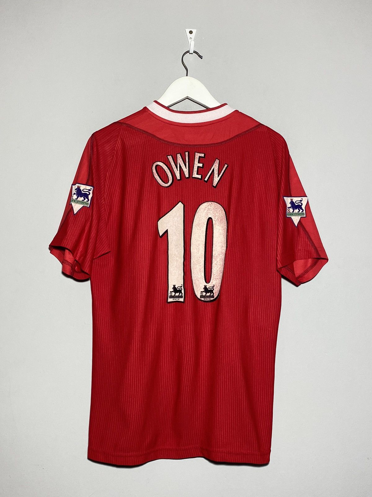 Reebok × Vintage #10 Owen Liverpool F.C 2002-2004 Home Reebok Football Shirt Size US L / EU 52-54 / 3 - 1 Thumbnail