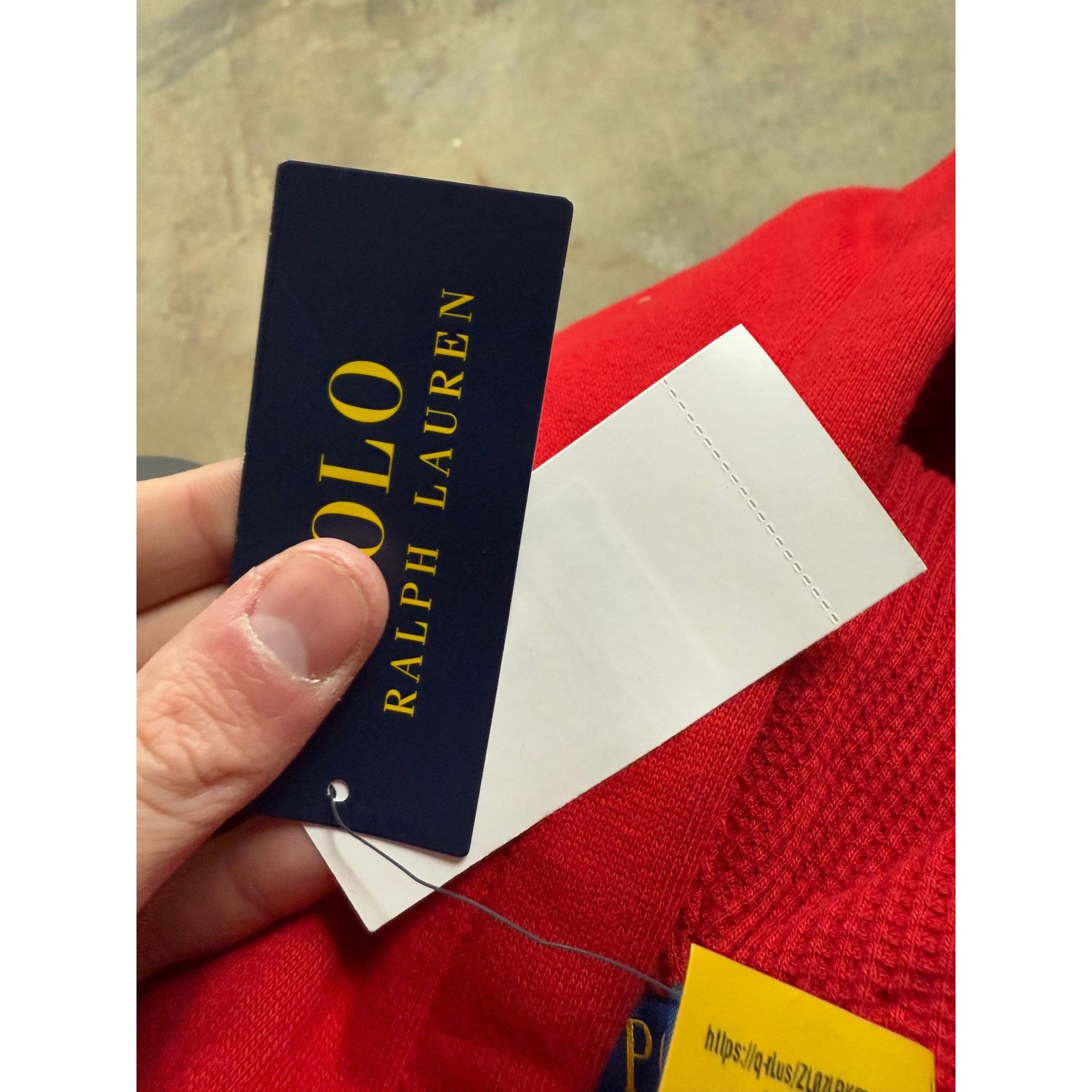 Polo Ralph Lauren Polo Zip Up Red Navy New With Tags XXL Size US XXL / EU 58 / 5 - 3 Thumbnail