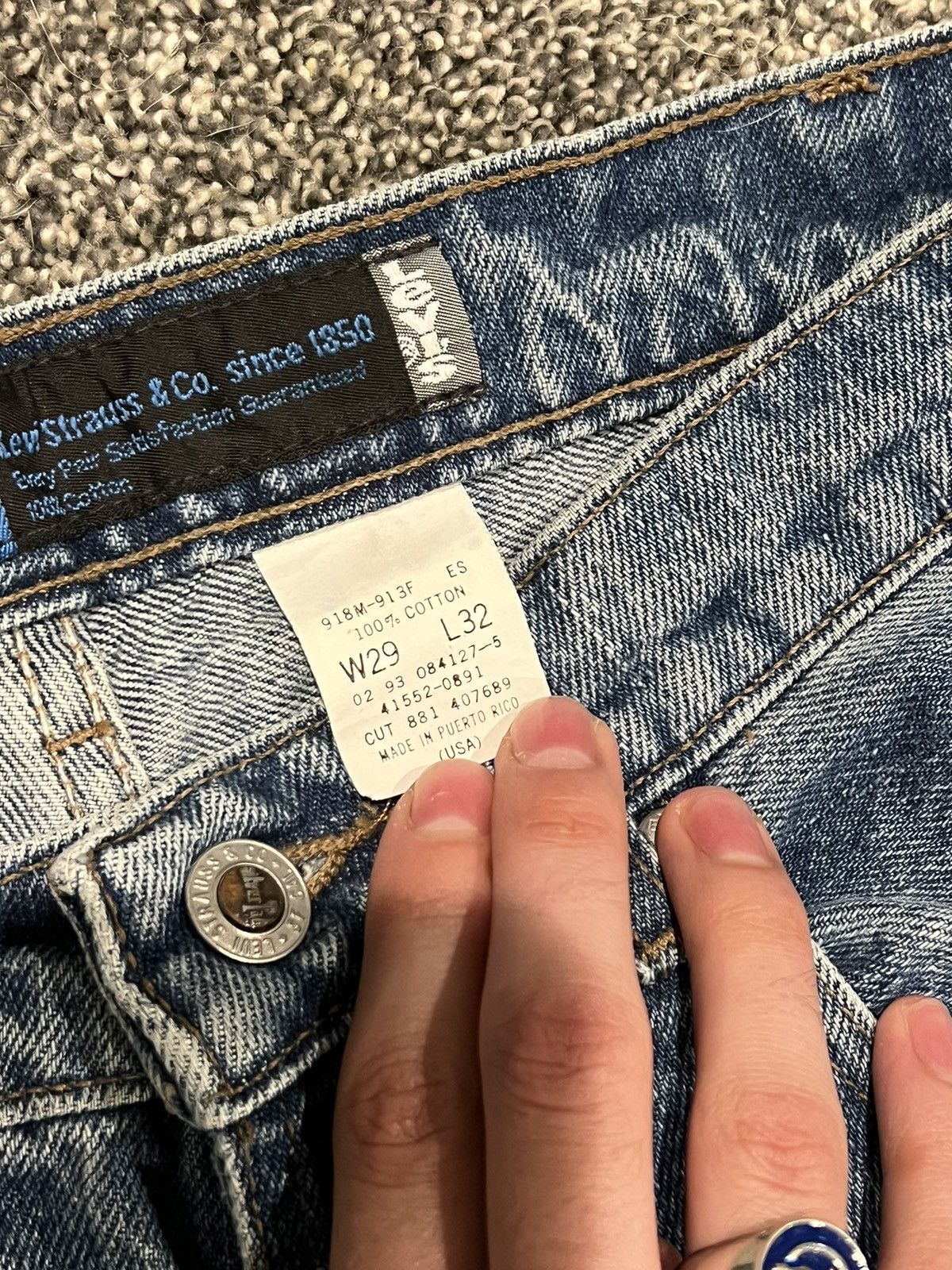 Levi's × Levi's Vintage Clothing × Vintage Levi’s SilverTab Denim Size US 29 - 5 Thumbnail