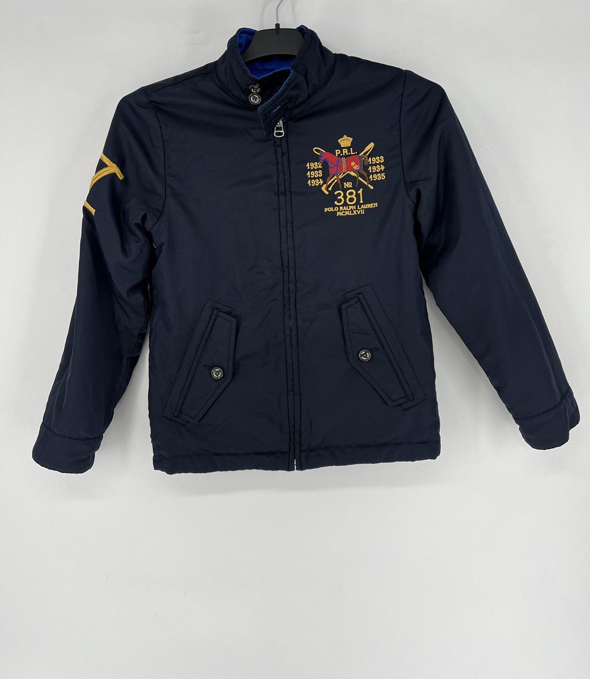 Polo Ralph Lauren × Ralph Lauren × Rugby Ralph Lauren Vtg Kids!! Polo Ralph Lauren County Riders Reversible Jacket Size US XXS / EU 40 - 10 Thumbnail