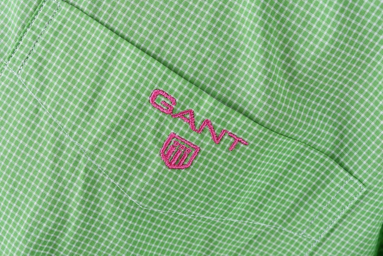 Gant Gant Manhattan Poplin Short Sleeve Check Shirt Size US L / EU 52-54 / 3 - 4 Thumbnail