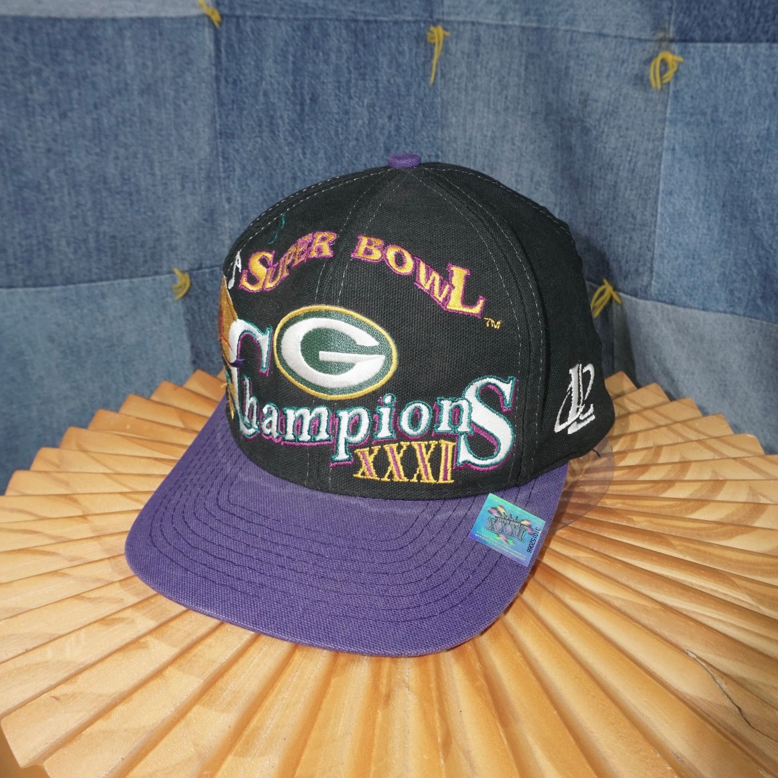 Logo Athletic OSFA- Vintage Y2K Green Bay Packers Super Bowl embroider hat Size ONE SIZE - 2 Thumbnail