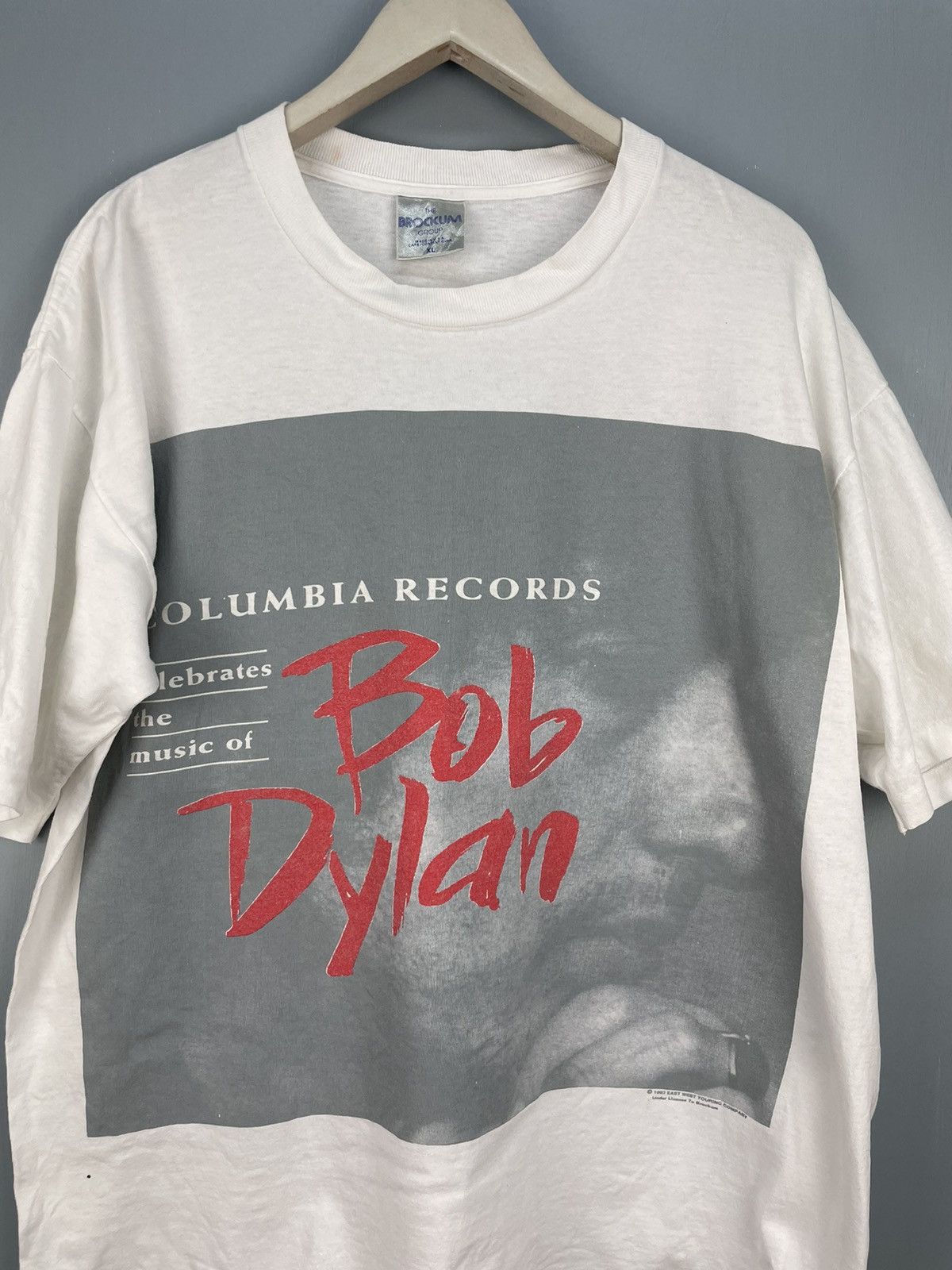 Band Tees Vintage 90s Bob Dylan Live on Stage promo t shirt Size US XL / EU 56 / 4 - 3 Thumbnail