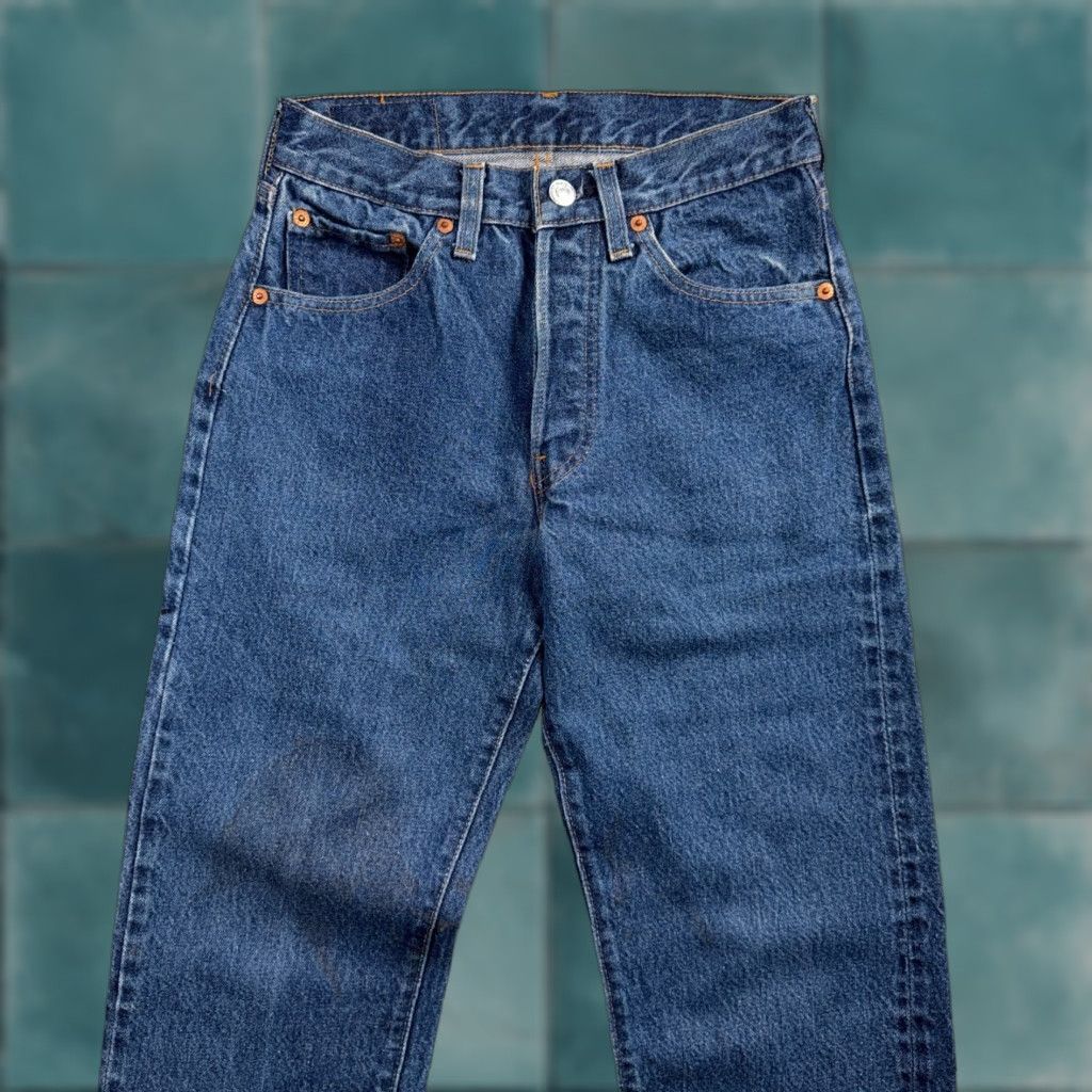 Levi's VINTAGE Levi's 501 Jeans Levis 501 Vintage 80s Redline Selvedge USA XX Dark Wash 27x32 24x28 Men Blue 5-Pocket Denim Distressed Classic Size US 27 - 1 Thumbnail