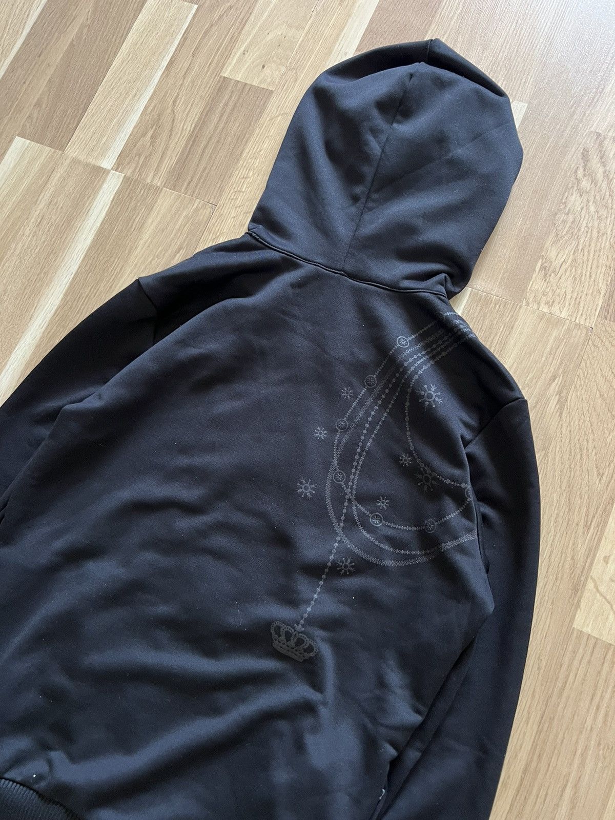 Adidas × Vintage Adidas vintage punk avant garde zip hoodie crown y2k style Size M / US 6-8 / IT 42-44 - 4 Thumbnail