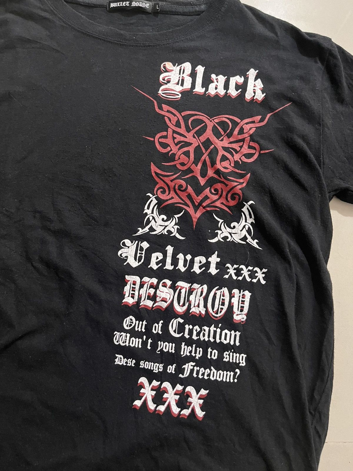 20471120 × Affliction × Japanese Brand JAPANESE Y2K BULLET NOISE TRIBAL POEM TEE Size US S / EU 44-46 / 1 - 5 Thumbnail