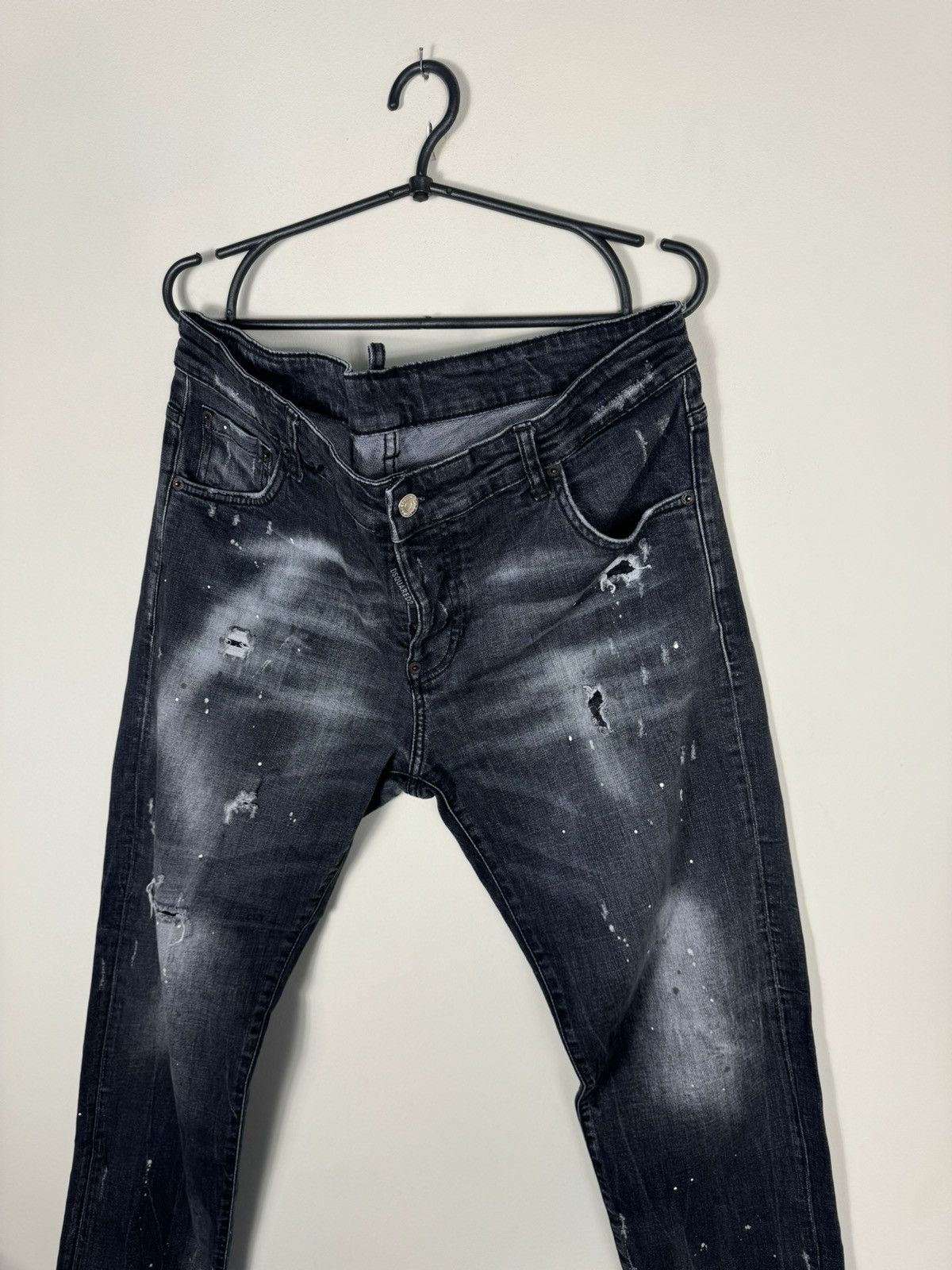 Dsquared2 Dsquared2 Black Denim Jeans Size US 36 / EU 52 - 2 Thumbnail