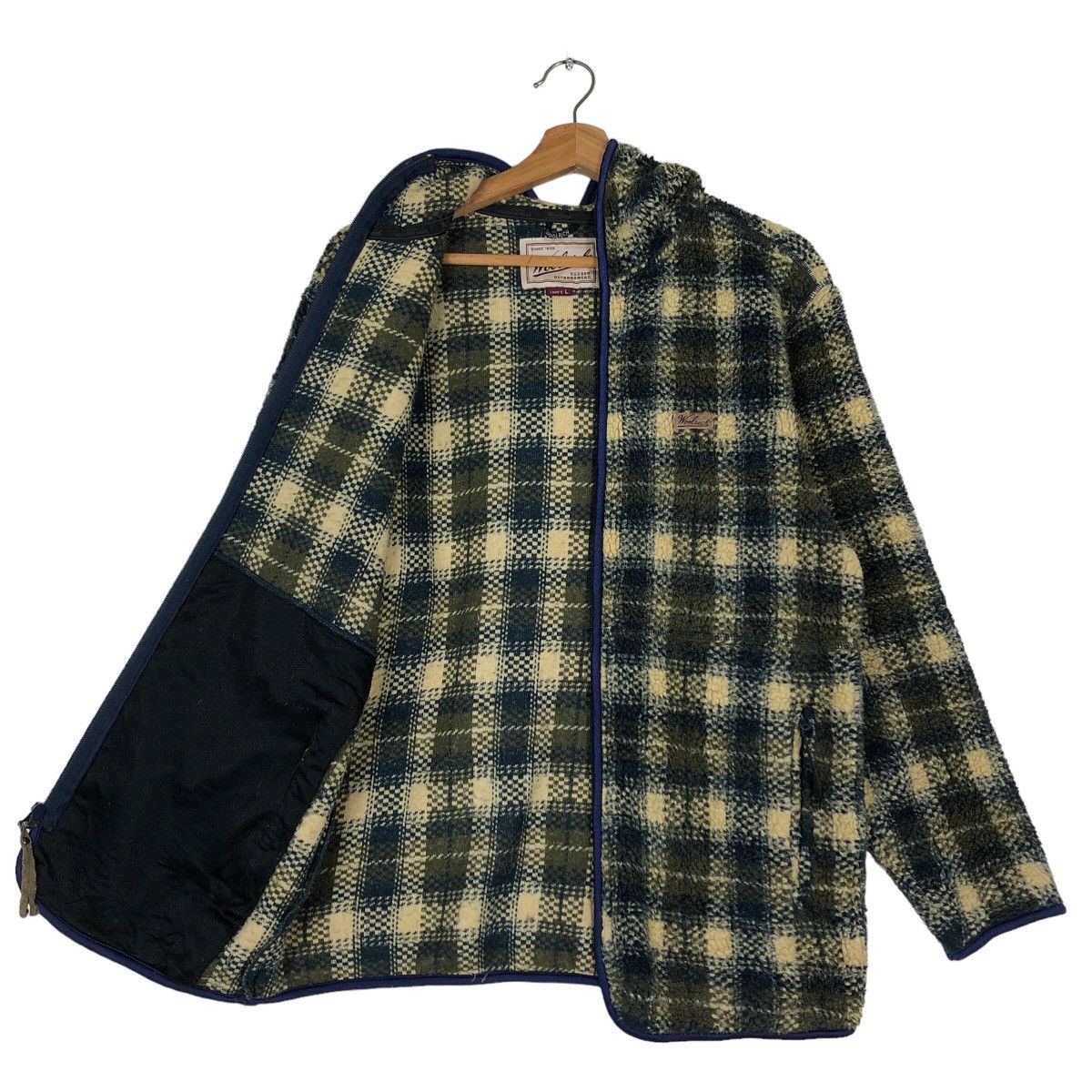 Woolrich Woolen Mills 🔥90’s Vintage Woolrich Jacket Tartan Design Hoodie Size L / US 10 / IT 46 - 9 Thumbnail