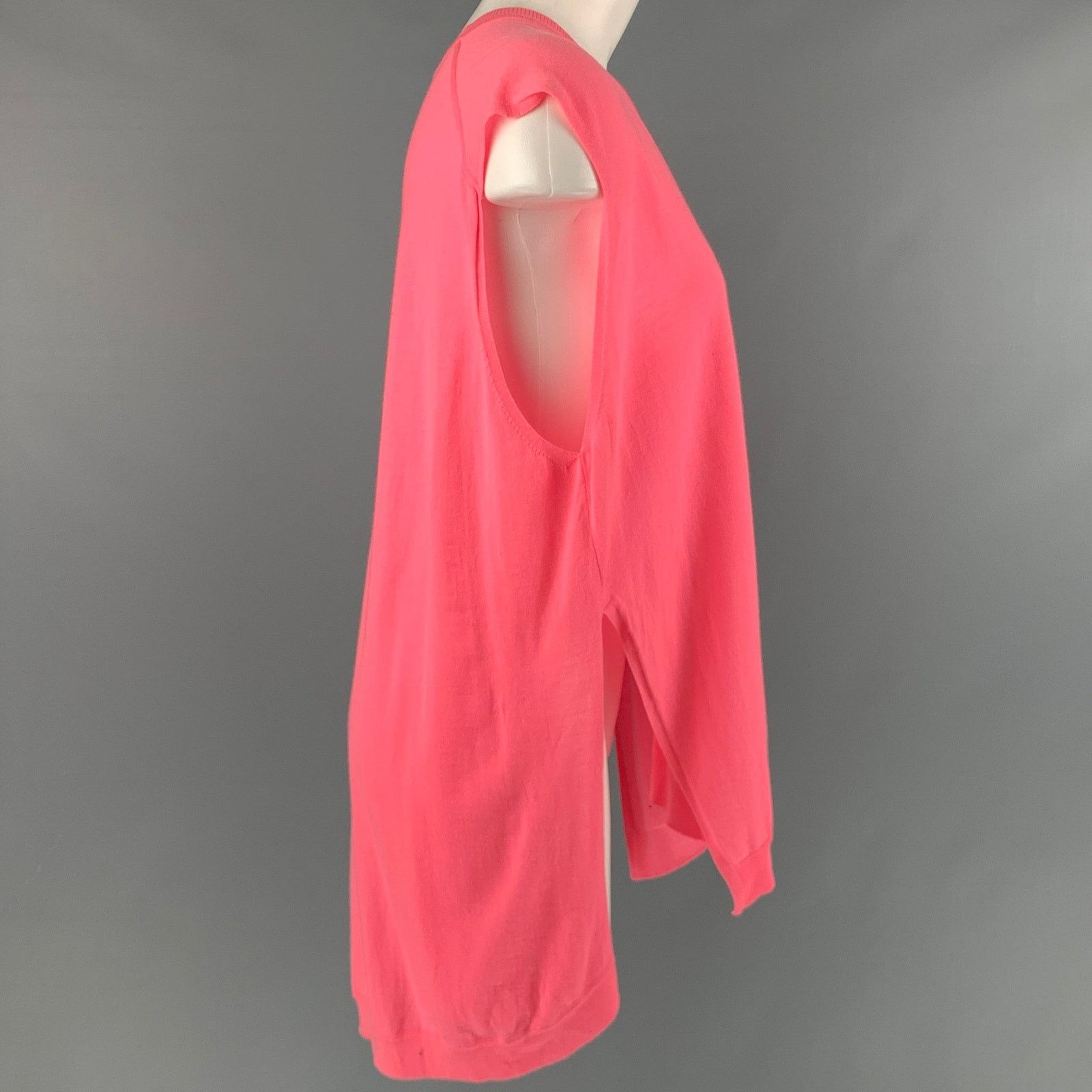 Kenzo KENZO Size S Pink Wool V-Neck Vest Size S / US 4 / IT 40 - 2 Thumbnail